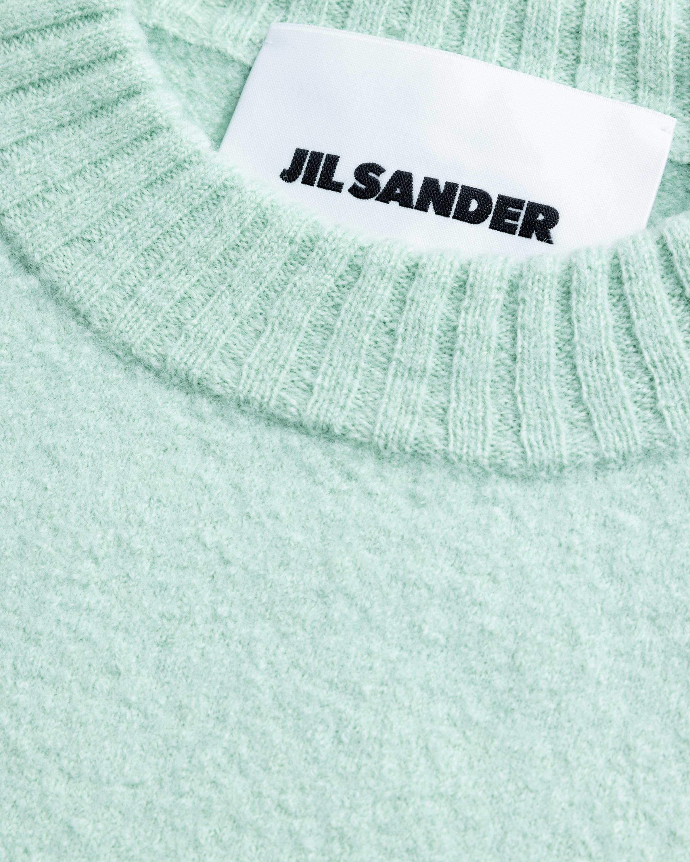 Jil Sander – Wool Crewneck Sweater Apple - Crewnecks - Green - Image 6