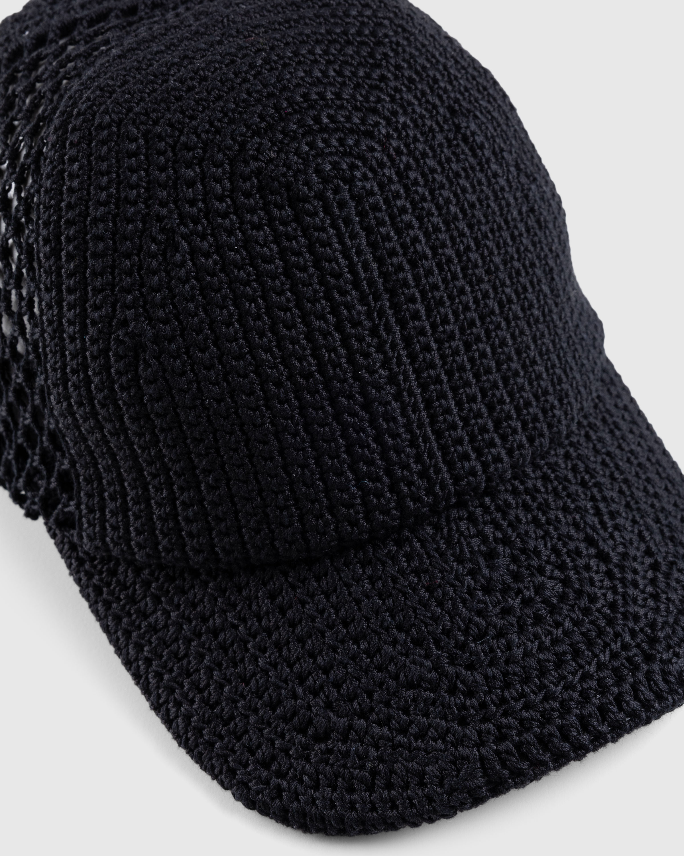 SSU – Crochet Trucker Hat Black - Caps - Black - Image 5