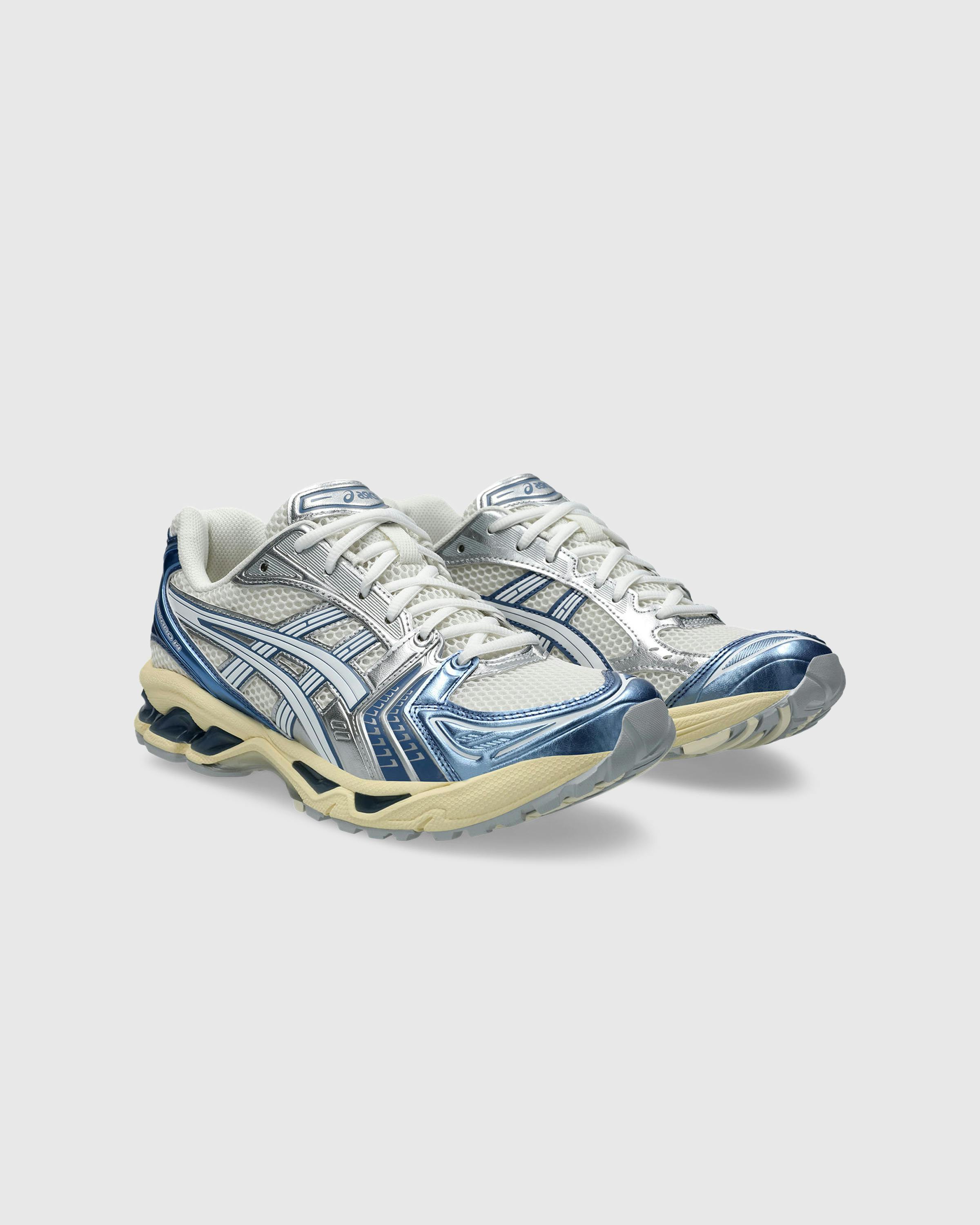 asics – GEL-KAYANO 14 Cream/Denim Blue - Low Top Sneakers - Blue - Image 3