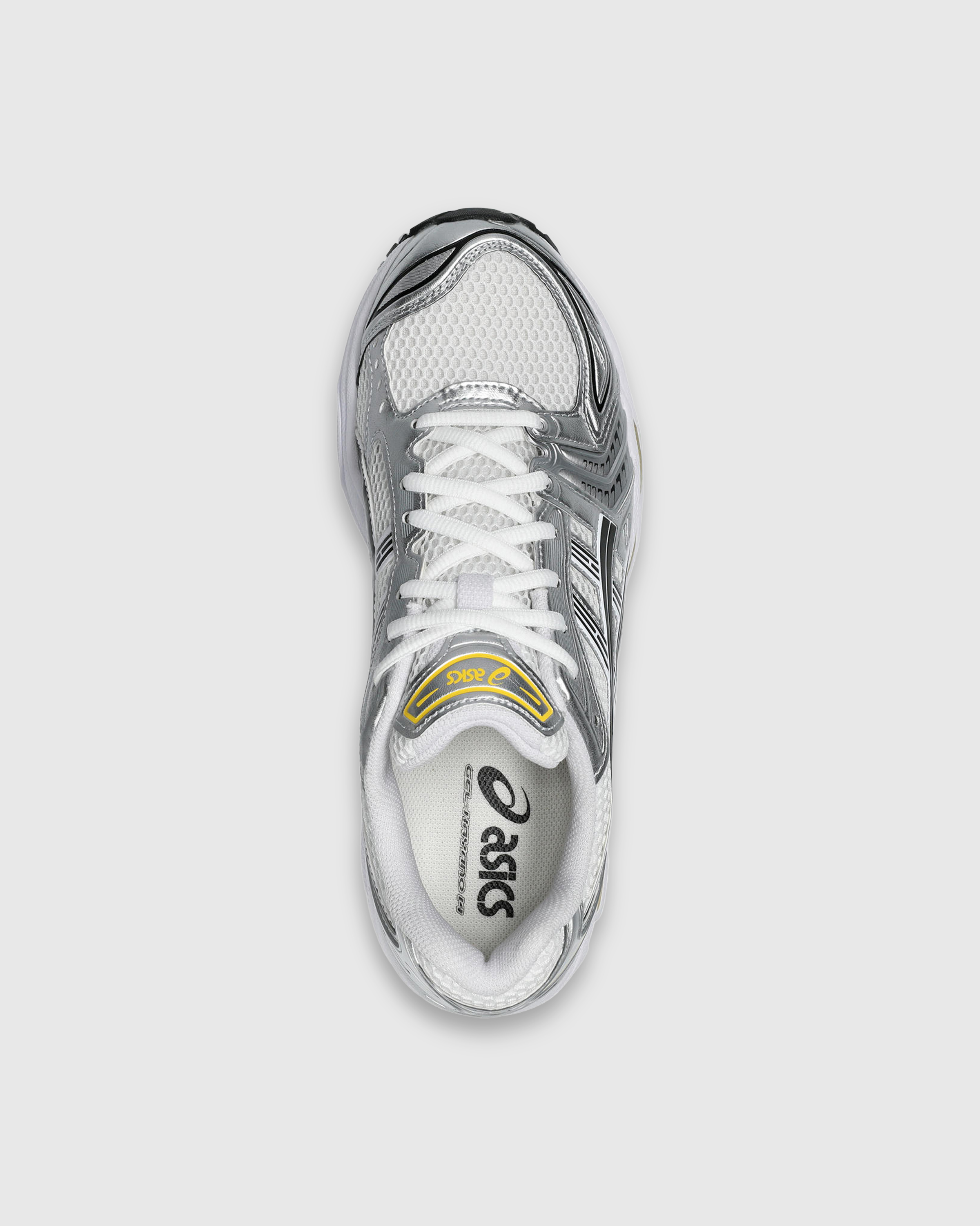 asics – GEL-KAYANO 14 White/Tai-Chi Yellow - Low Top Sneakers - Silver - Image 6