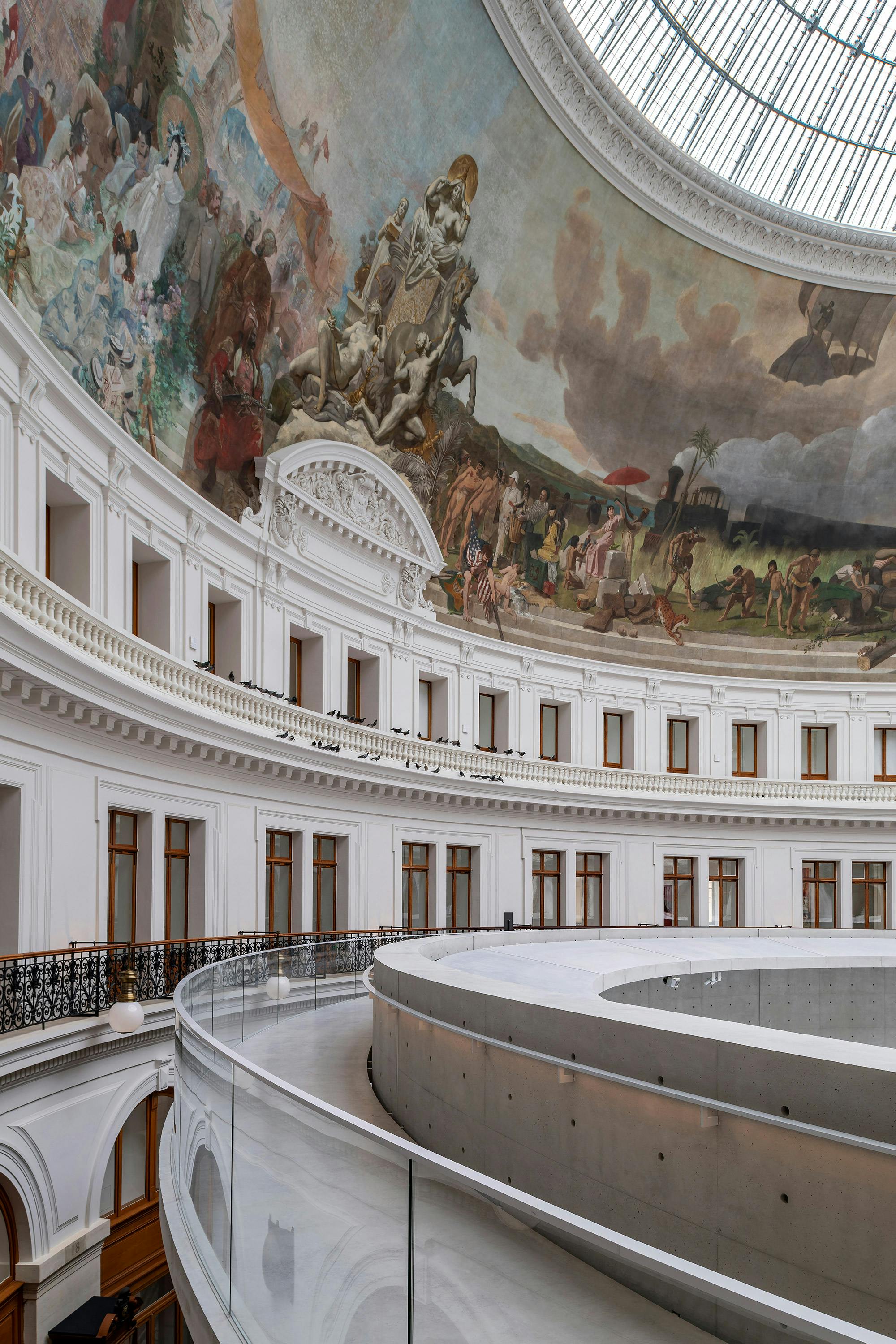 General View of " Bourse de Commerce - Pinault Collection " the New Foundation of the Art Collection of Francois Pinault in the Center of Paris on May 14, 2021 in Paris, France.