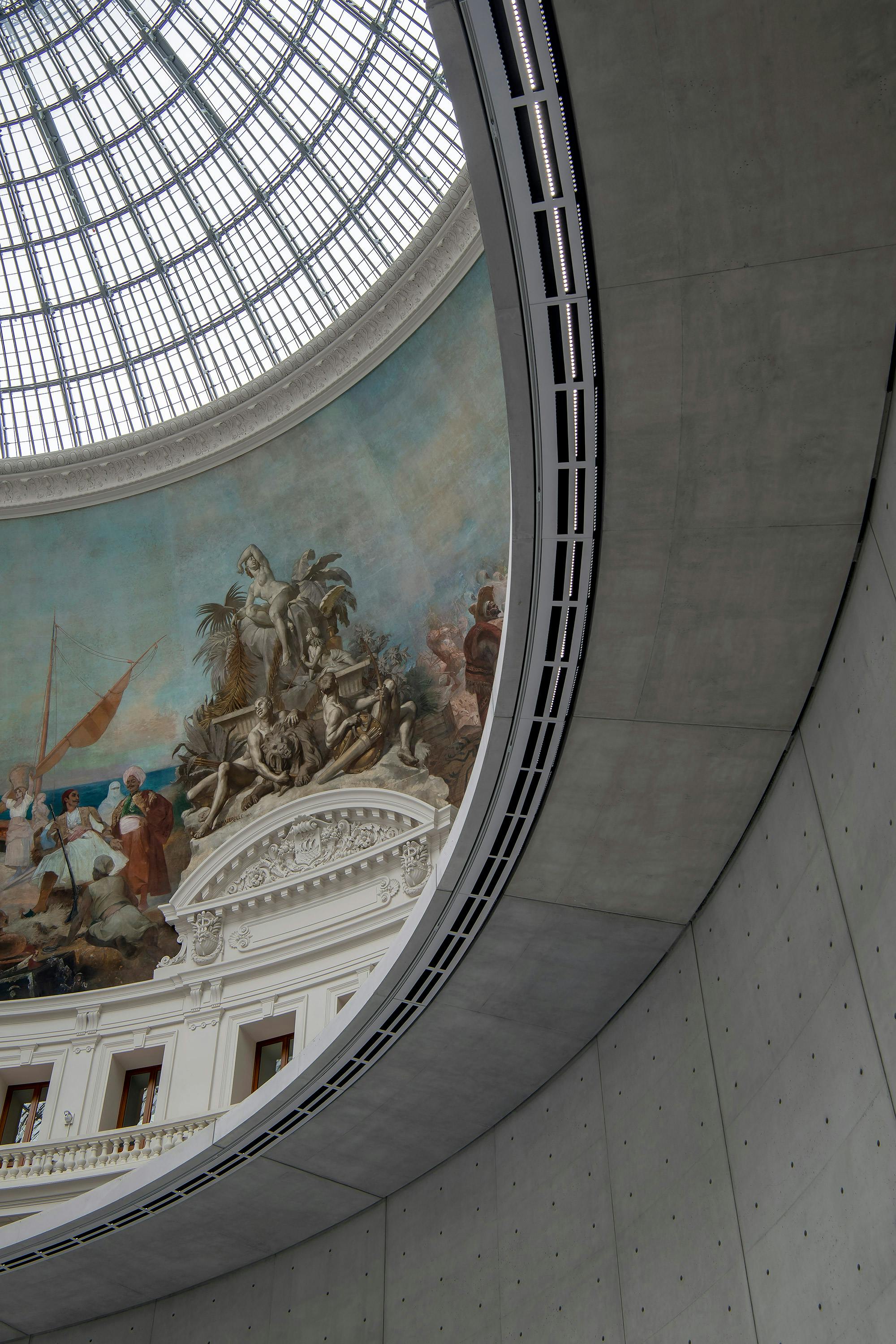 General View of " Bourse de Commerce - Pinault Collection " the New Foundation of the Art Collection of Francois Pinault in the Center of Paris on May 14, 2021 in Paris, France.