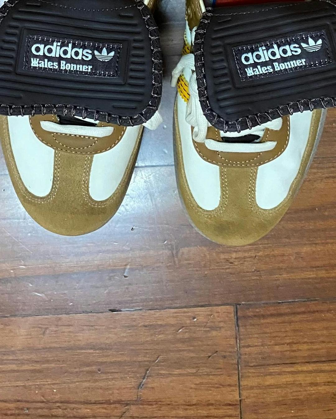 Close-up of Wales Bonner x adidas sample