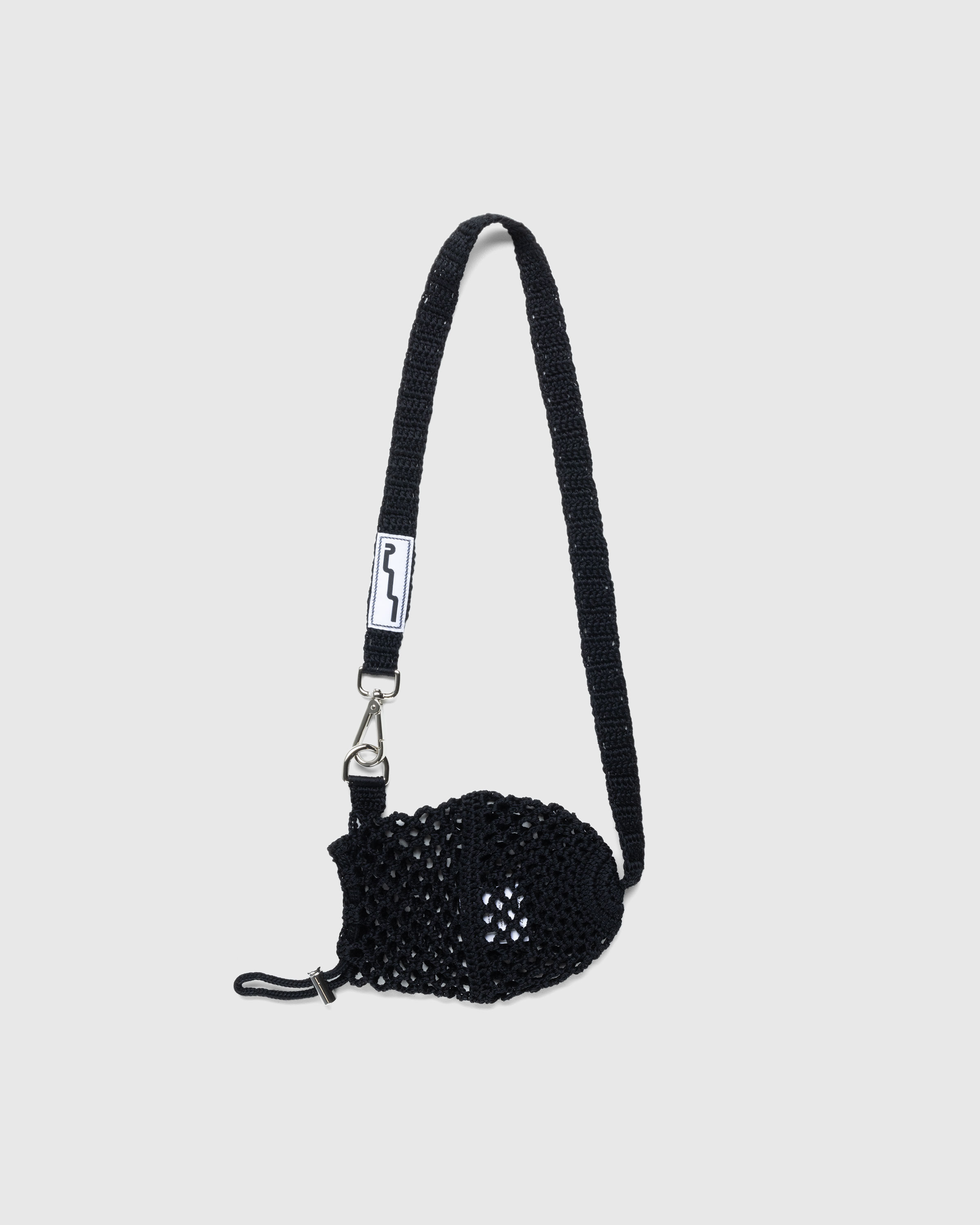 SSU – Crochet Mesh Crossbody Bag Black - Waistbags - Black - Image 1