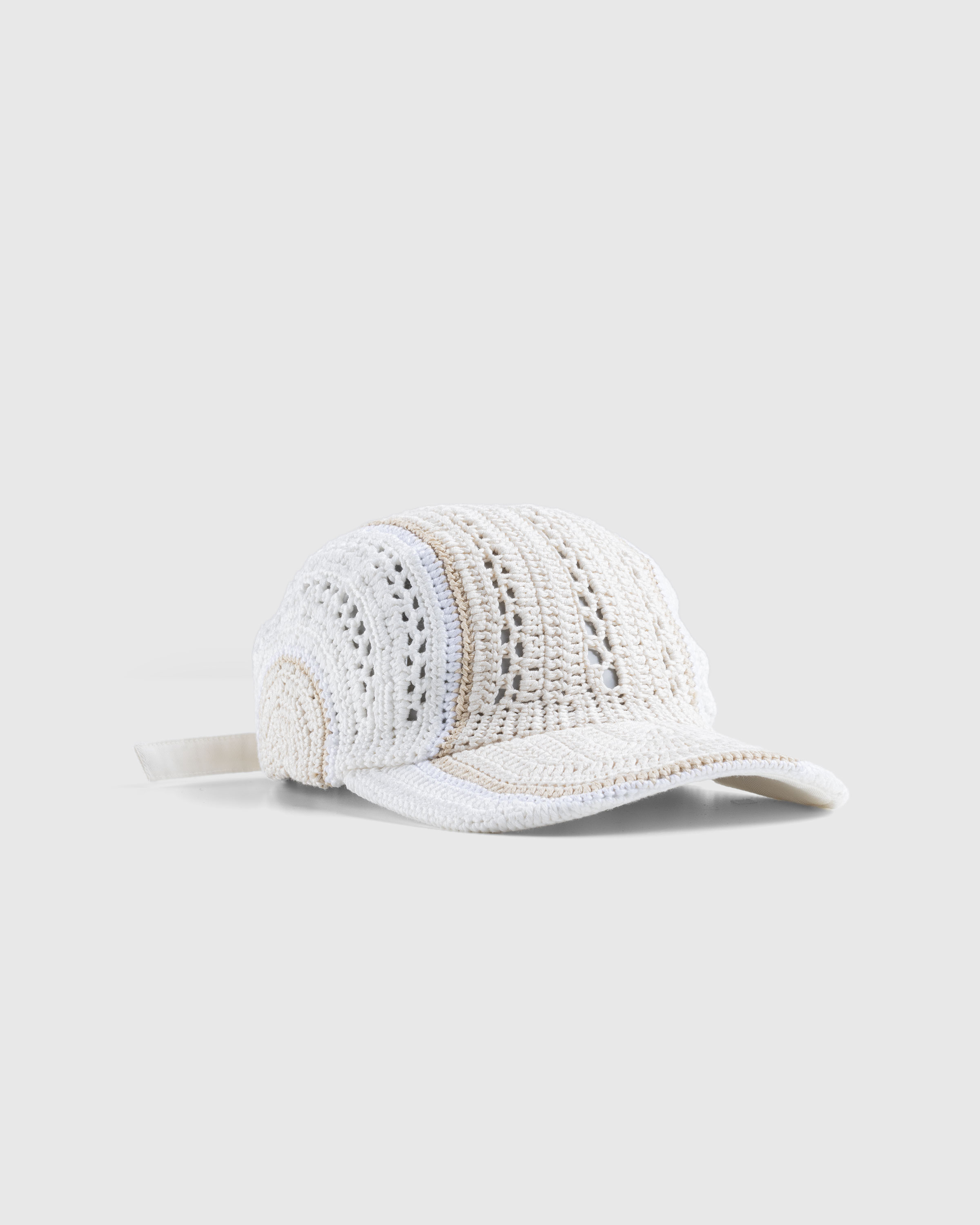 SSU – Crochet Baseball Cap Angel Ivory - Caps - Beige - Image 1