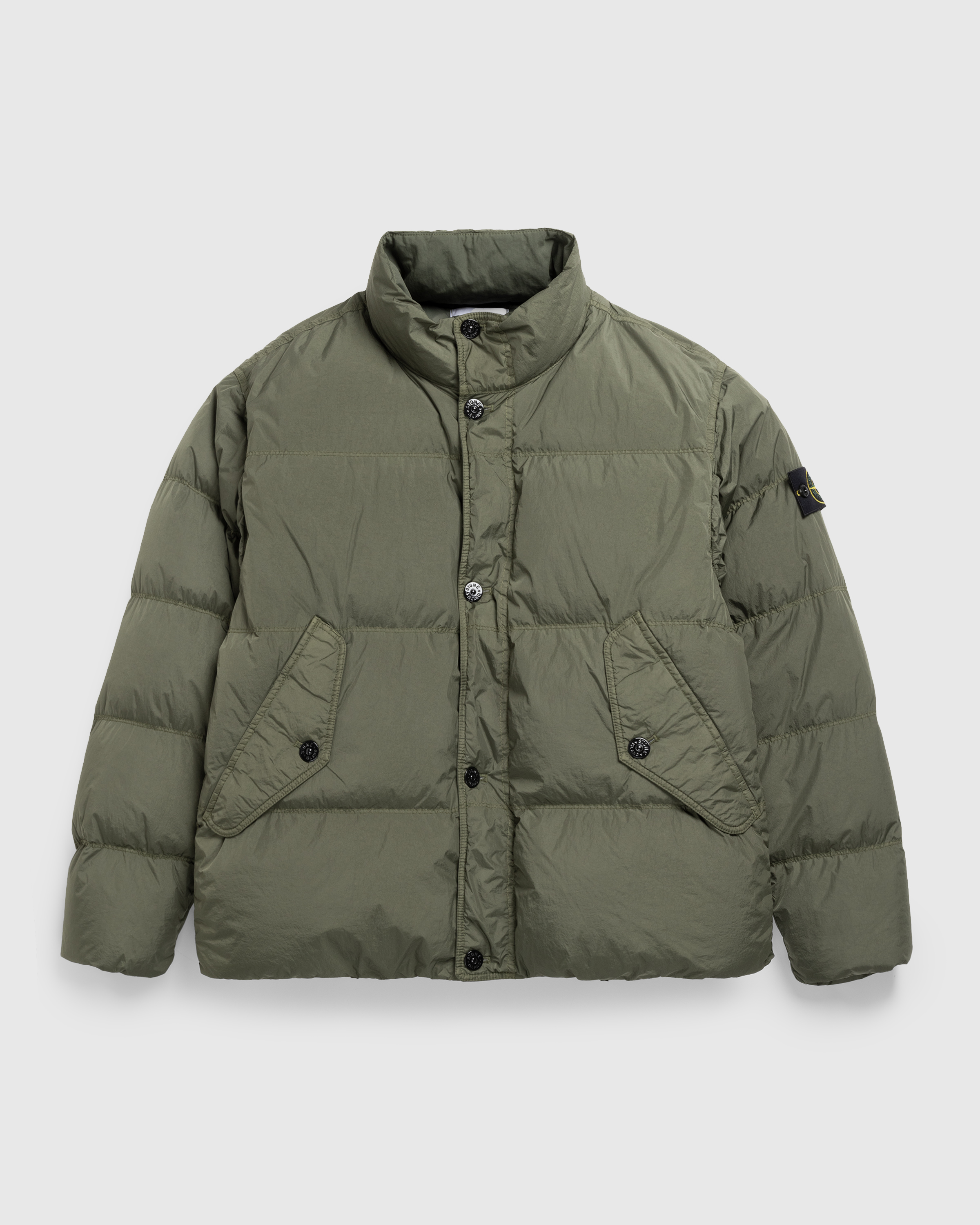Stone Island – Real Down Jacket Musk - Down Jackets - Green - Image 1
