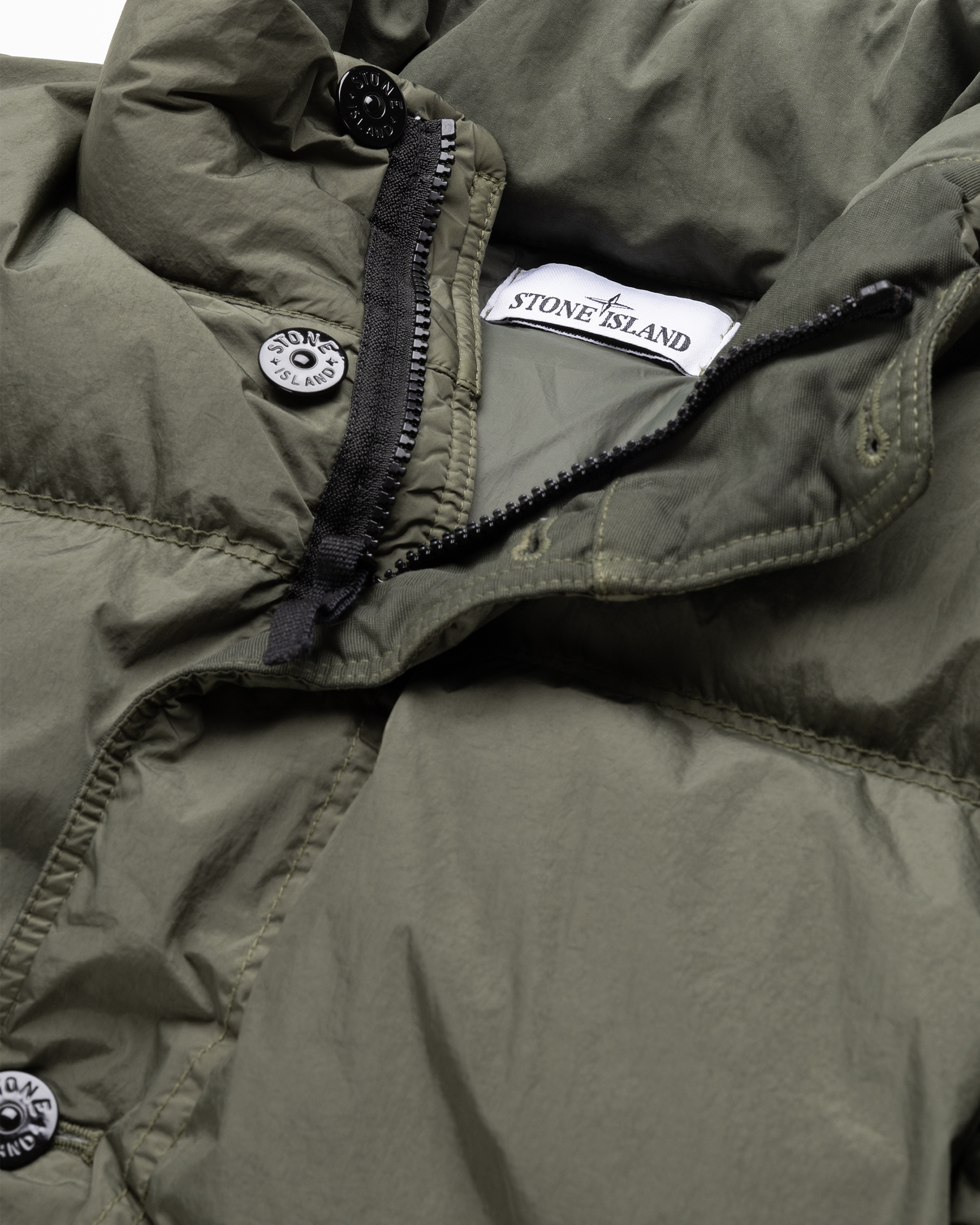 Stone Island – Real Down Jacket Musk - Down Jackets - Green - Image 7
