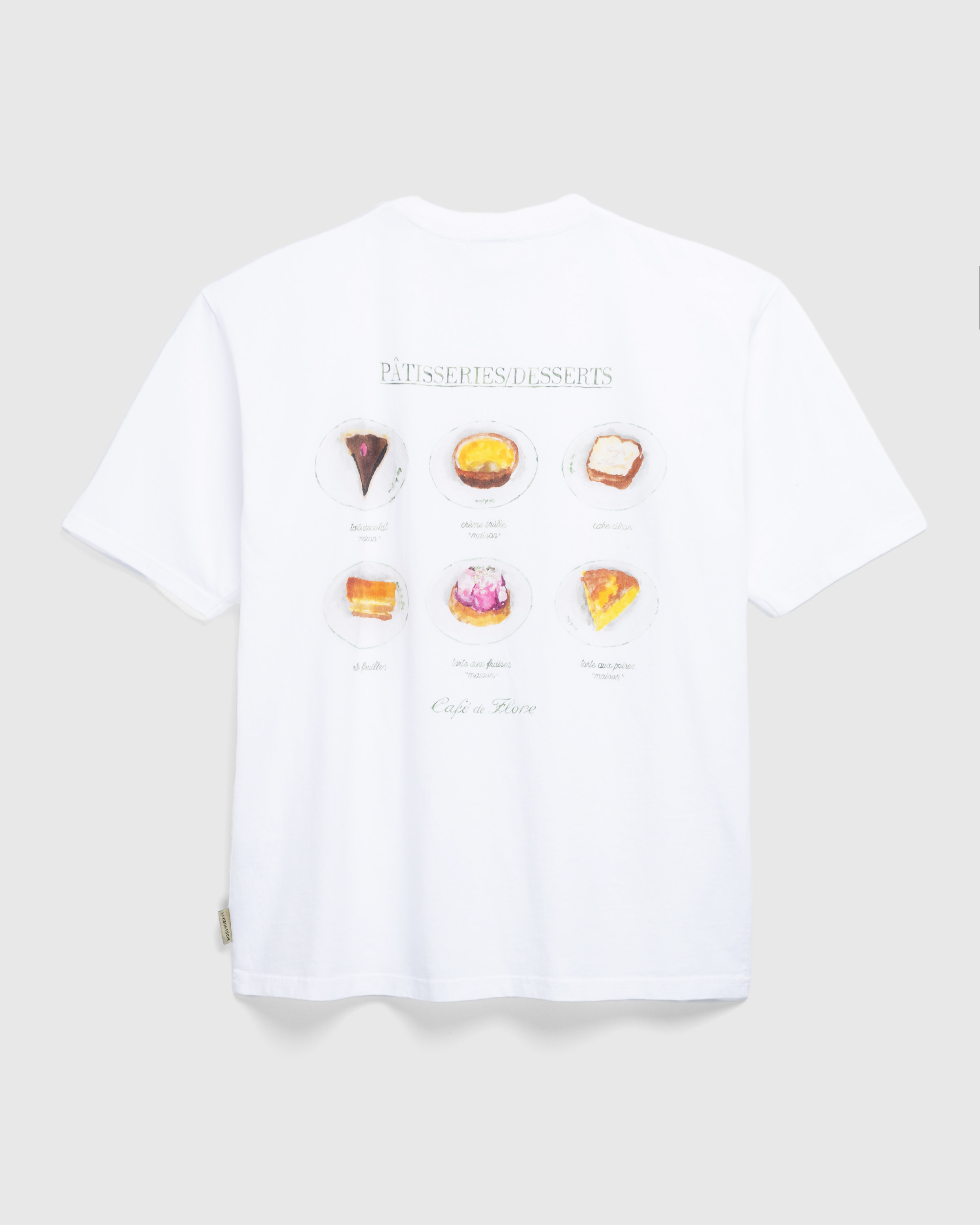 Café de Flore x Highsnobiety – Dessert T-Shirt White - T-Shirts - White - Image 1