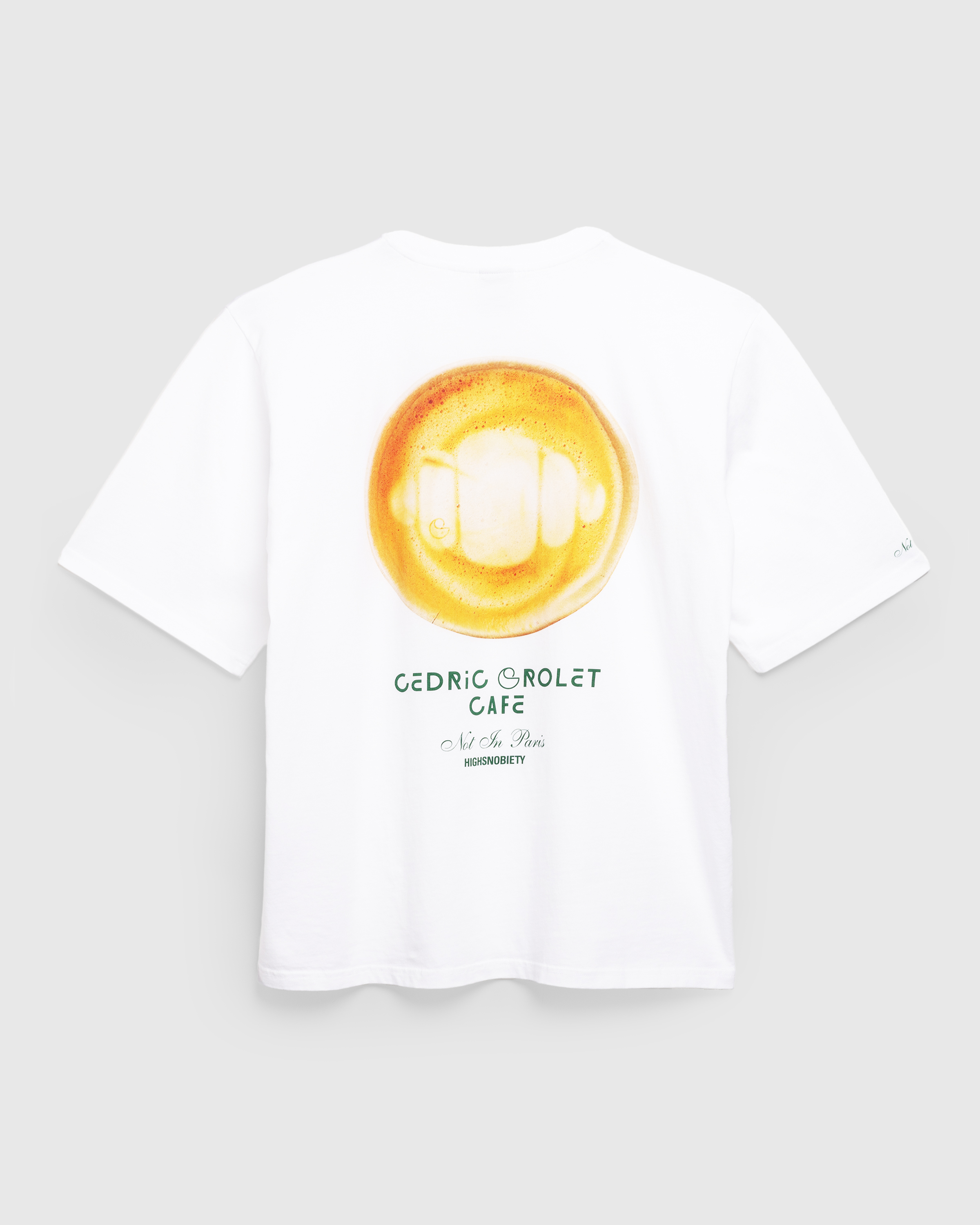 Cedric Grolet x Highsnobiety – Latte T-Shirt White - T-Shirts - Beige - Image 3