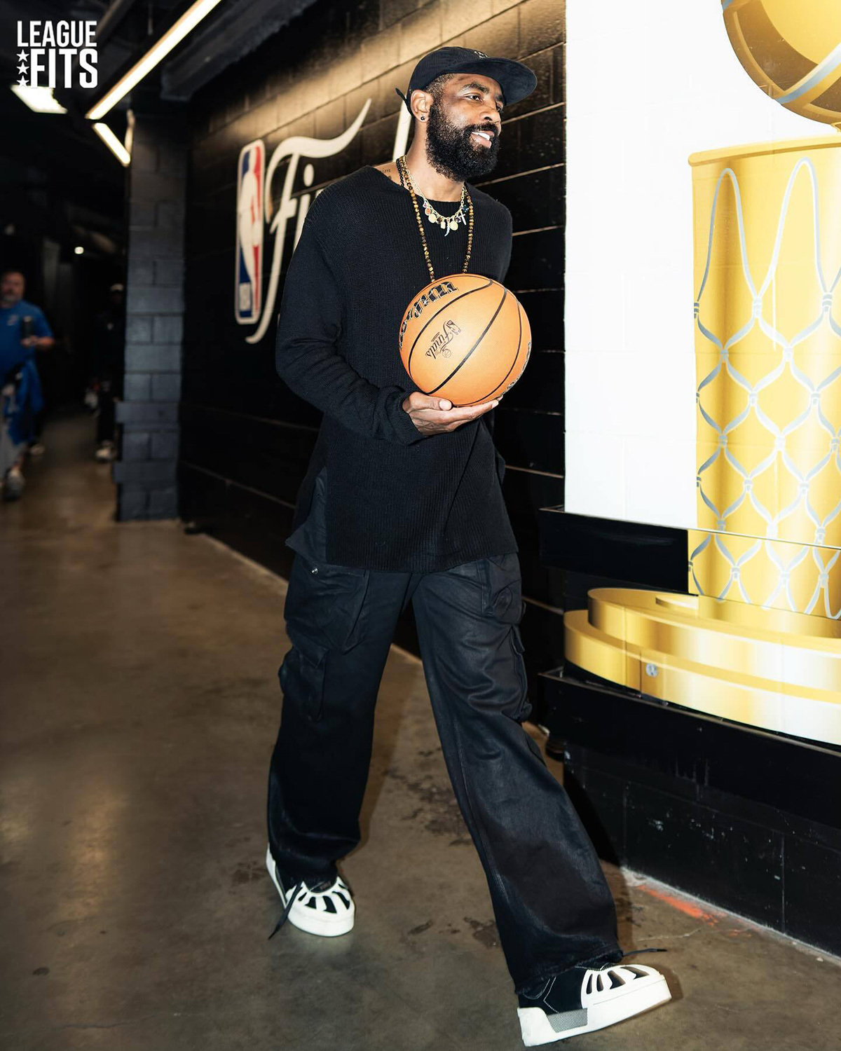 Kyrie Irving Game 1 pre-game outfit
