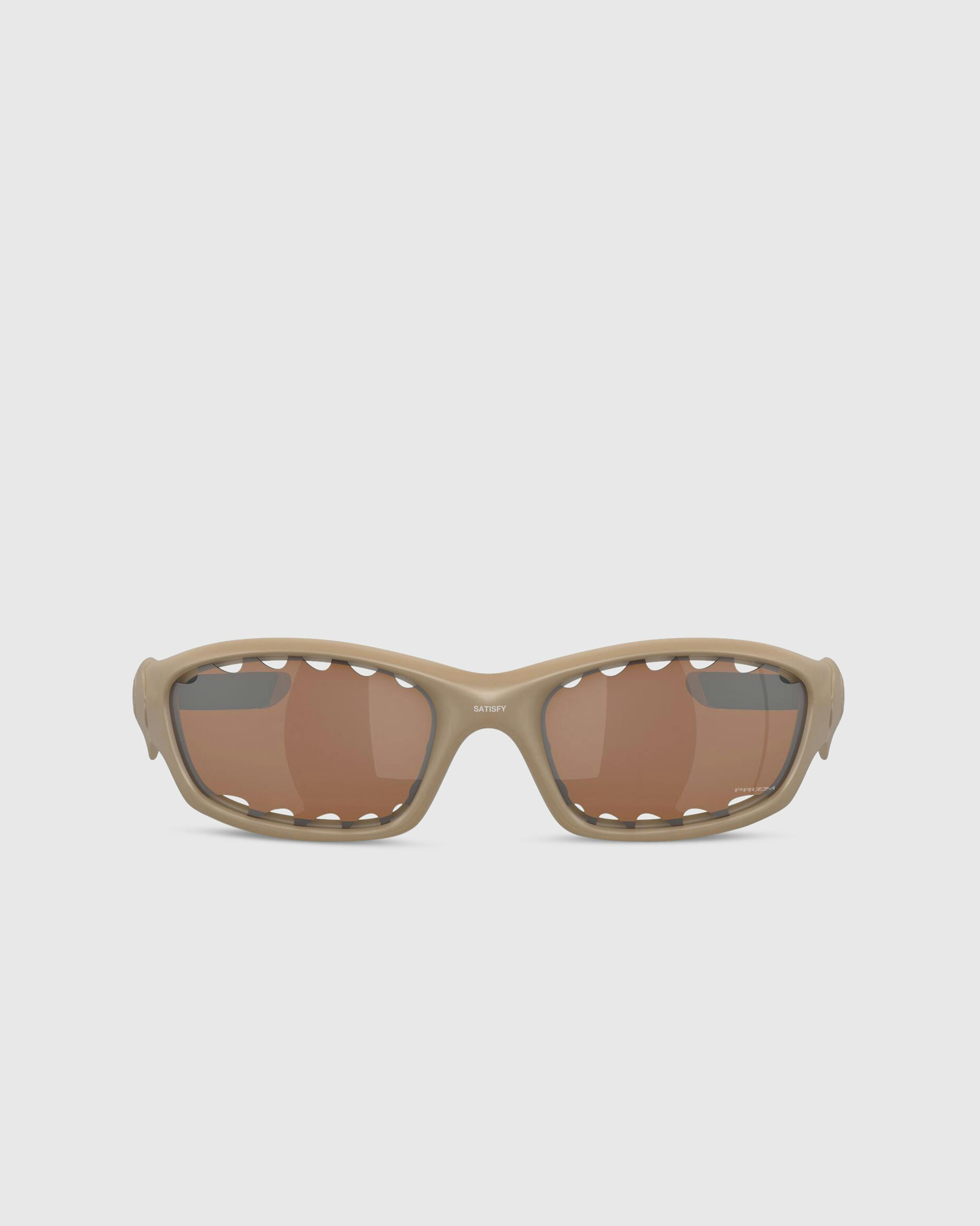 Oakley x Satisfy – Straight Jacket Tan/ Prizm Tungsten - Sunglasses - Beige - Image 1