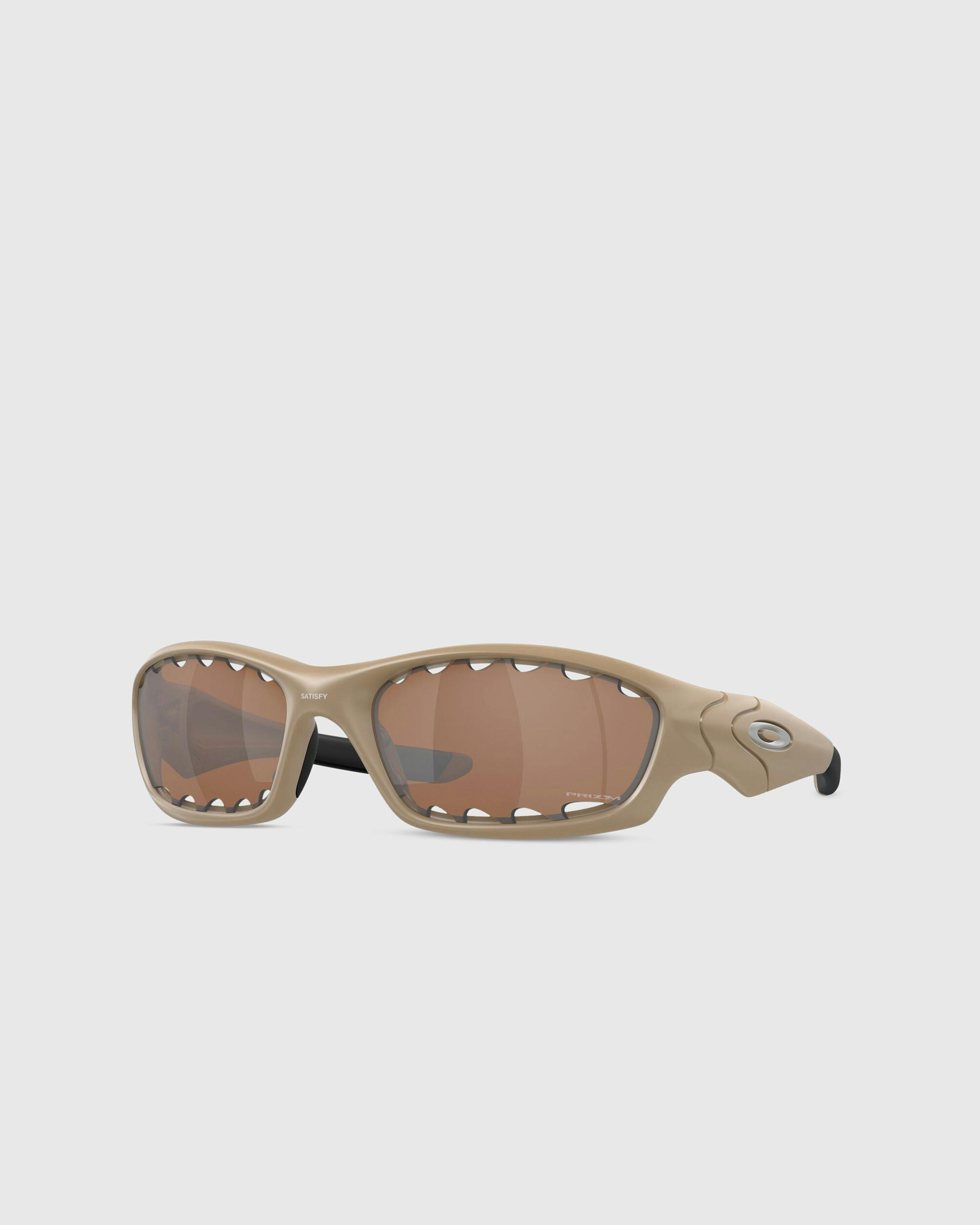 Oakley x Satisfy – Straight Jacket Tan/ Prizm Tungsten - Sunglasses - Beige - Image 4