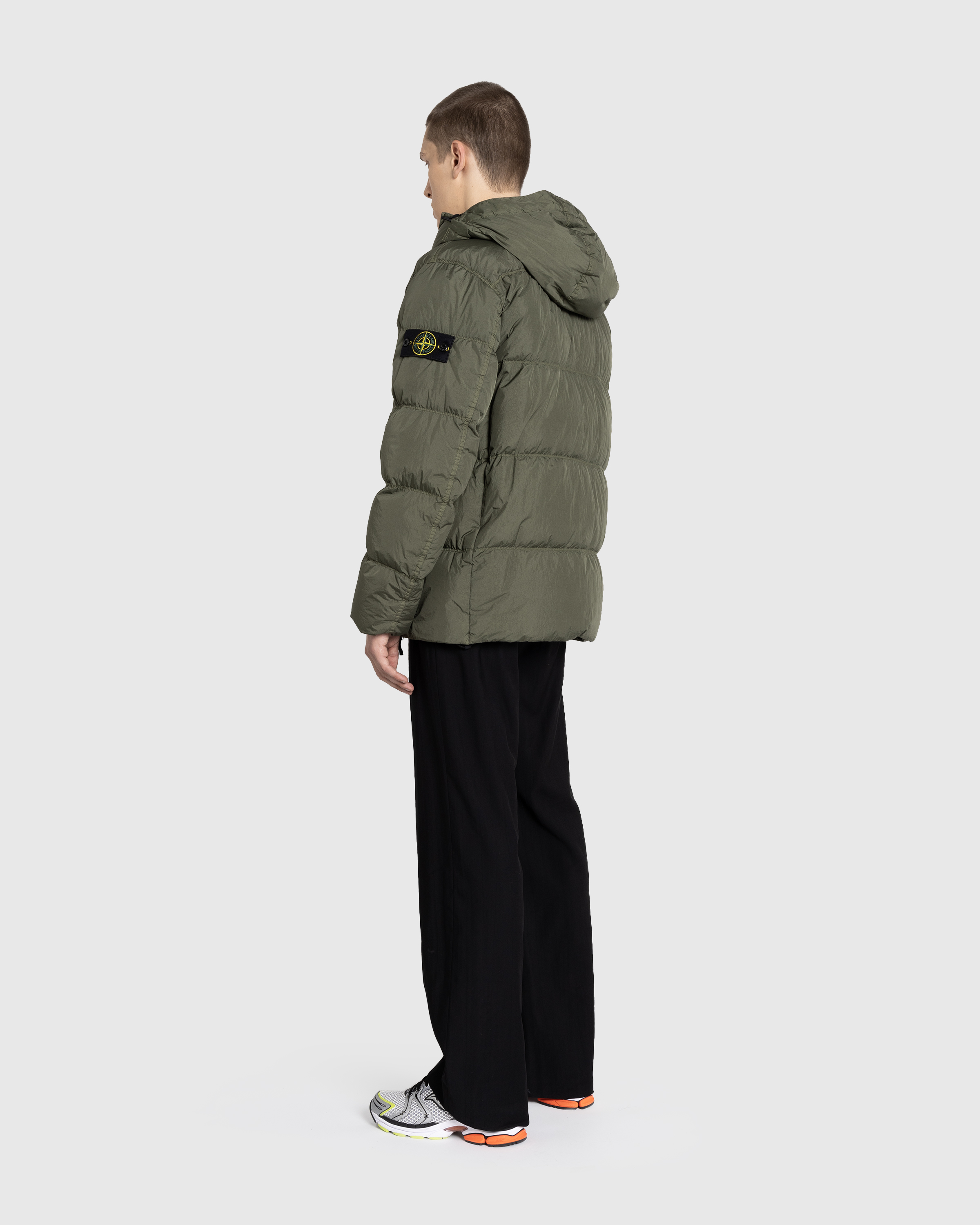 Stone Island – Real Down Jacket Musk - Down Jackets - Green - Image 4