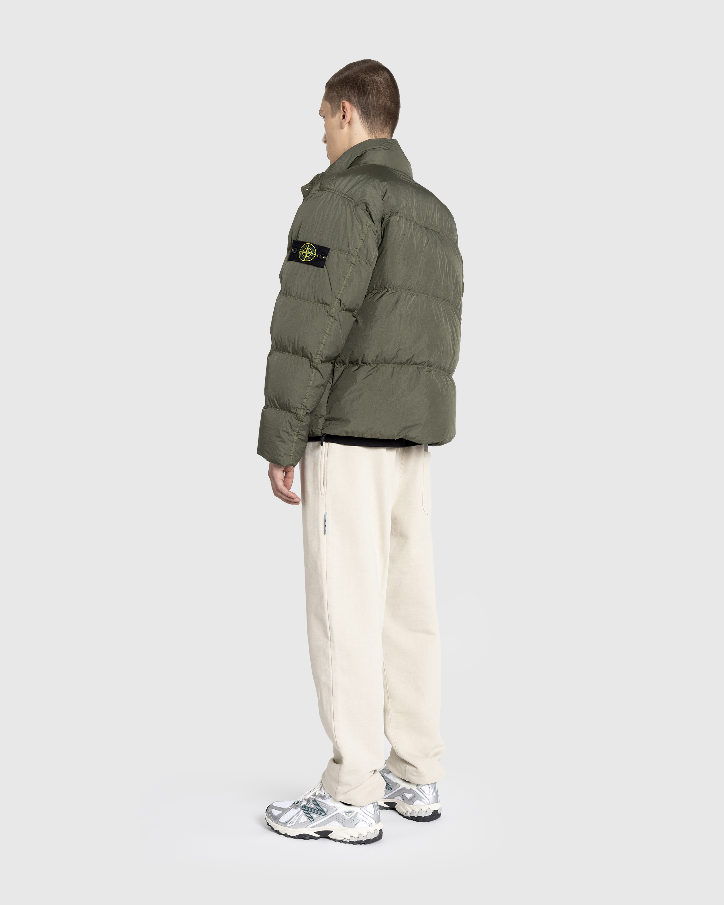 Stone Island – Real Down Jacket Musk - Down Jackets - Green - Image 4