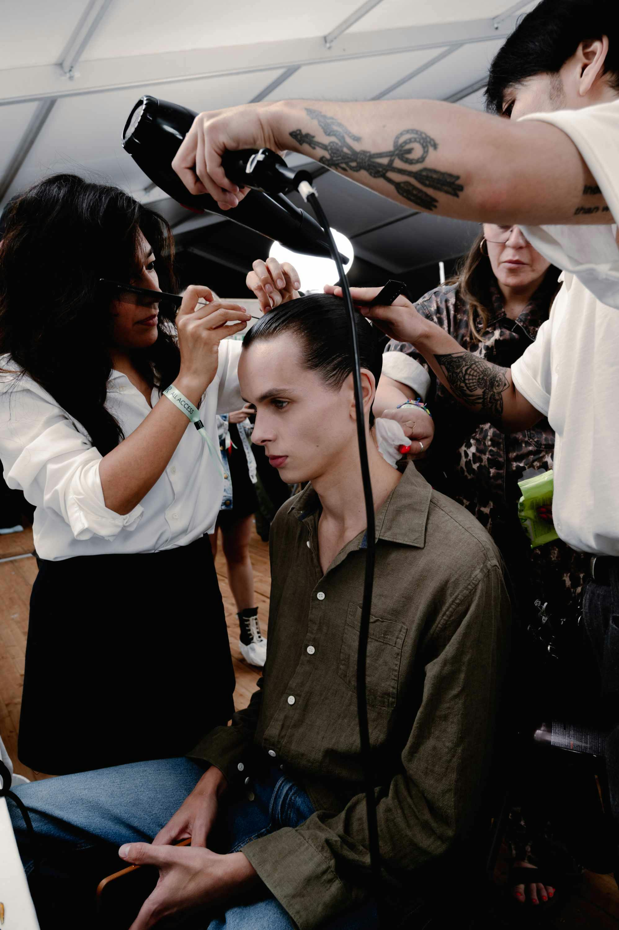 Dior Homme Spring/Summer 2025 menswear models walk the runway during Paris Fashion Week SS25