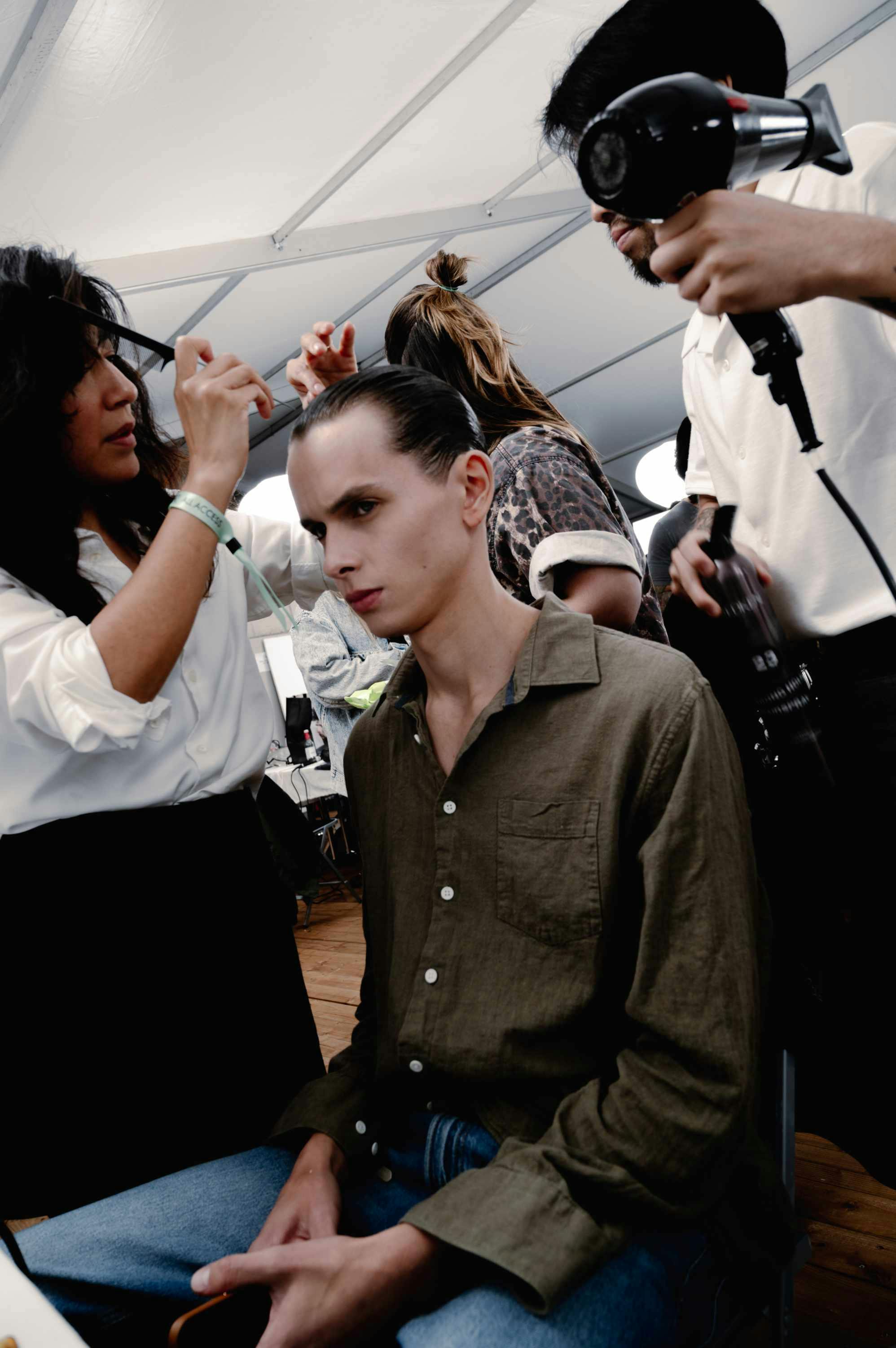 Dior Homme Spring/Summer 2025 menswear models walk the runway during Paris Fashion Week SS25