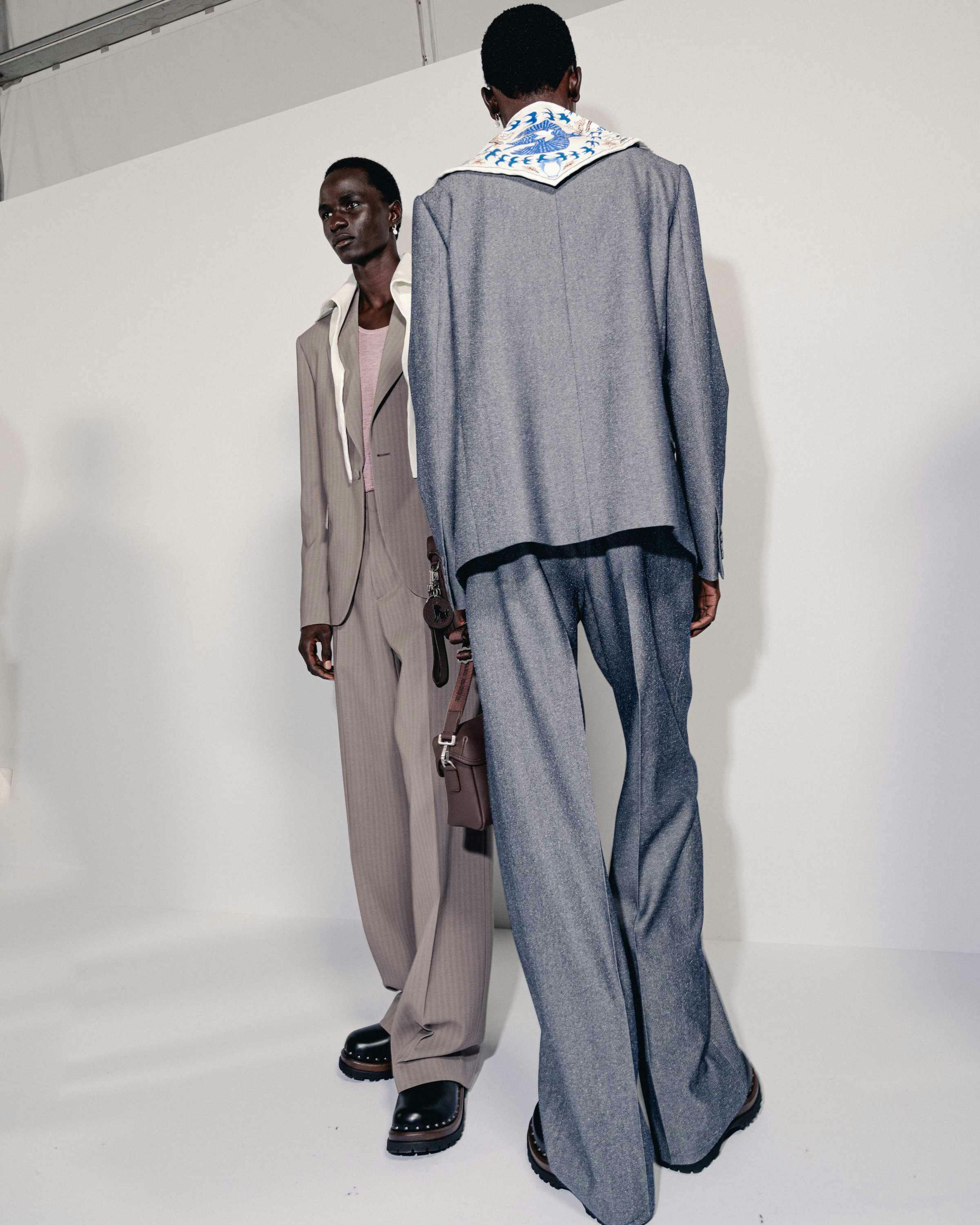 Dior Homme Spring/Summer 2025 menswear models walk the runway during Paris Fashion Week SS25