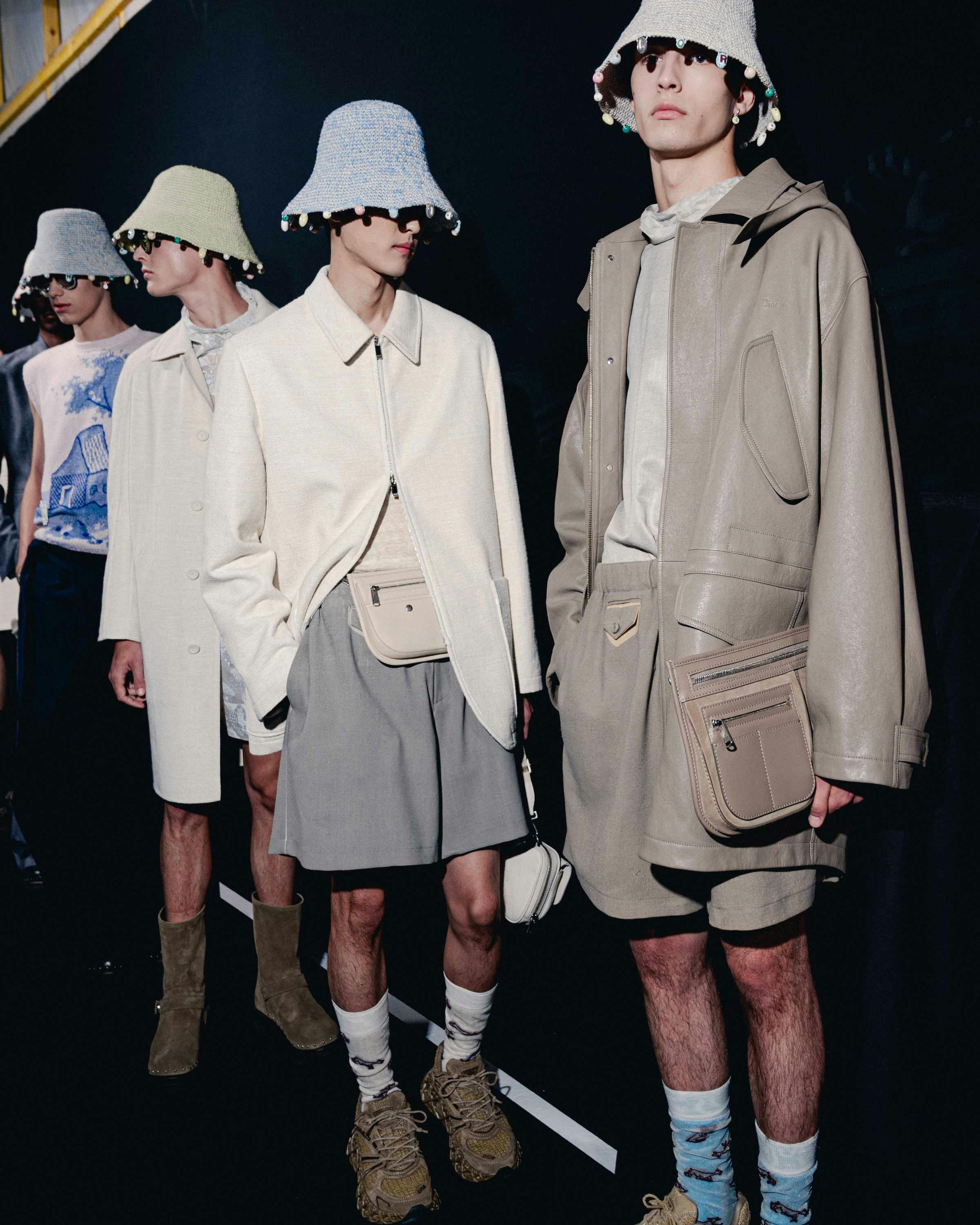 Dior Homme Spring/Summer 2025 menswear models walk the runway during Paris Fashion Week SS25