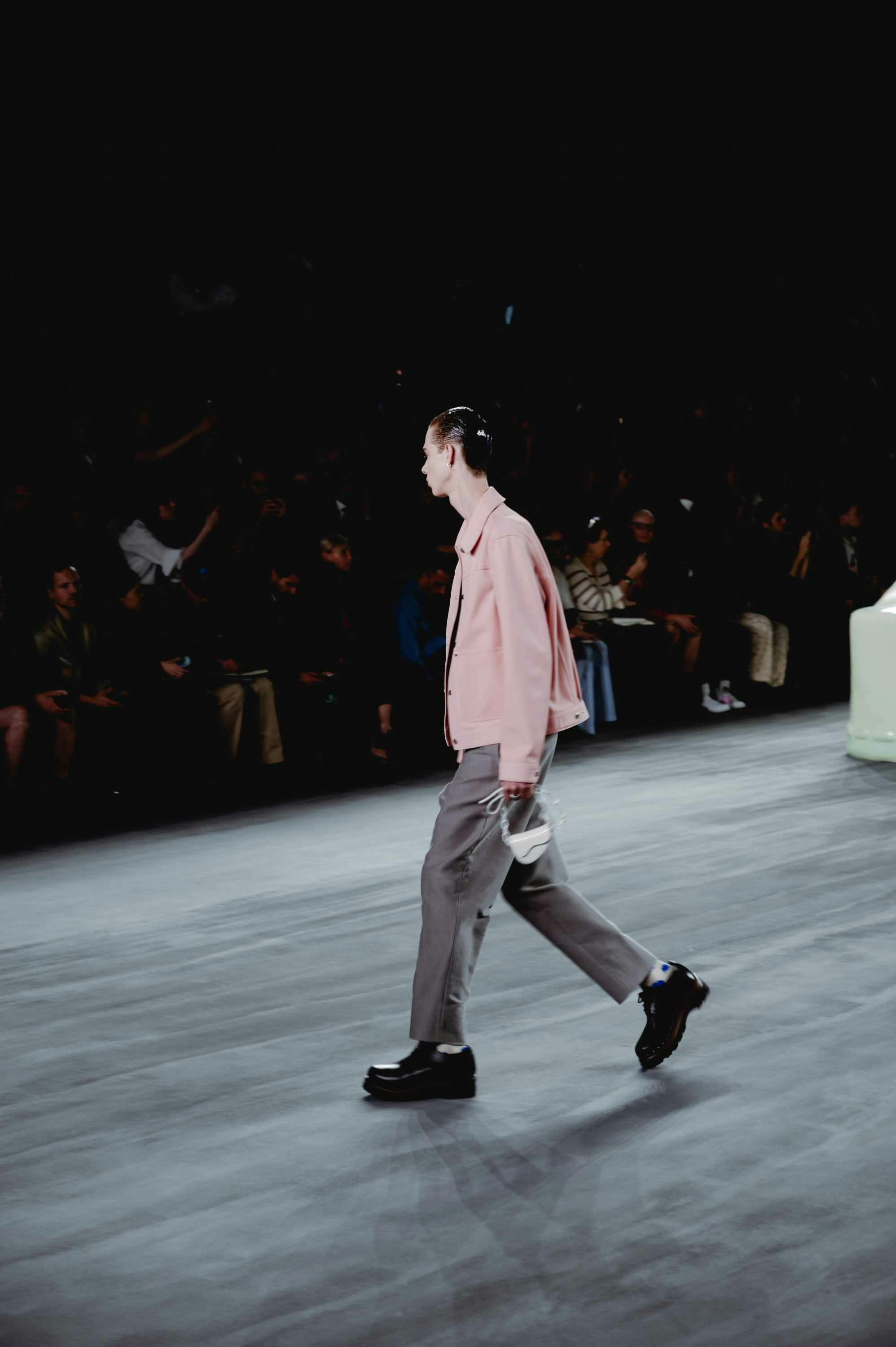 Dior Homme Spring/Summer 2025 menswear models walk the runway during Paris Fashion Week SS25