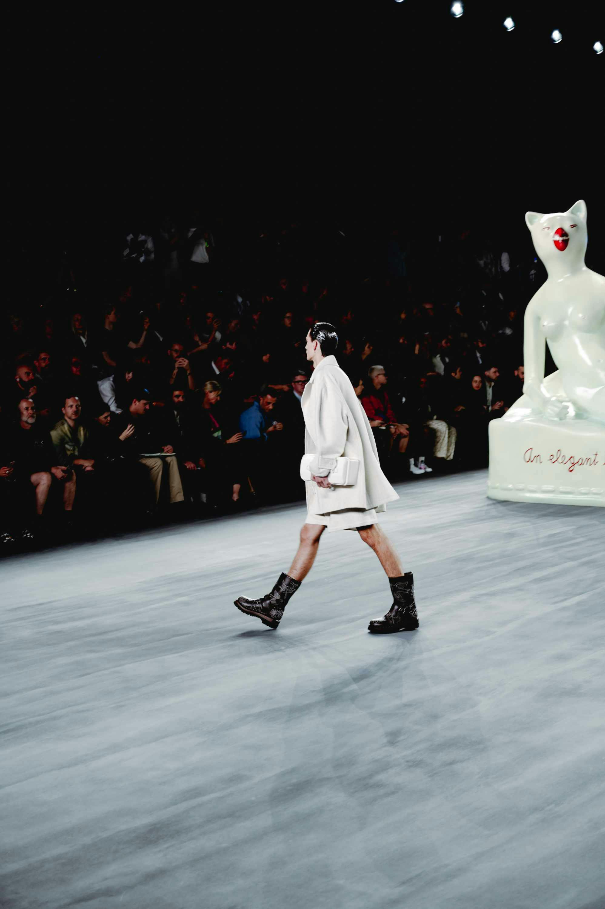 Dior Homme Spring/Summer 2025 menswear models walk the runway during Paris Fashion Week SS25