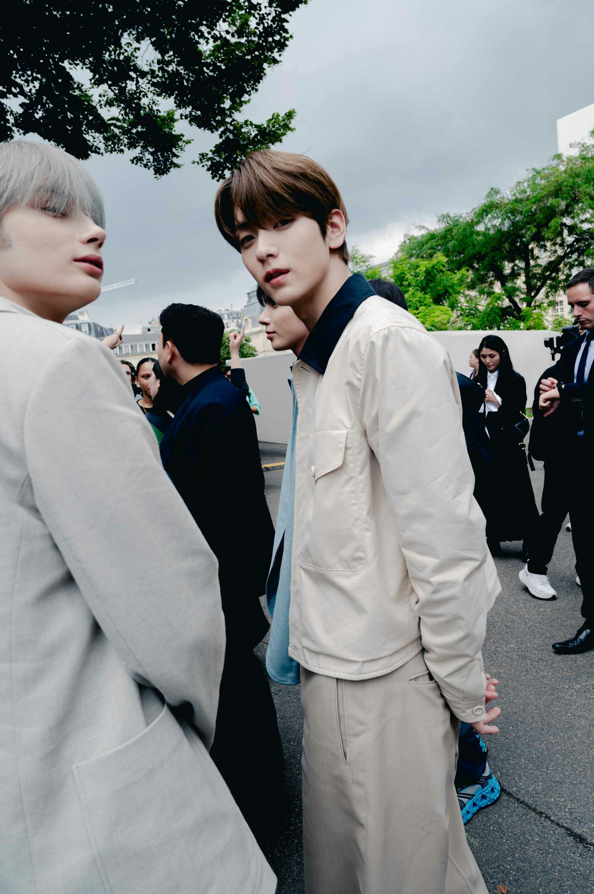 Dior Homme Spring/Summer 2025 menswear models walk the runway during Paris Fashion Week SS25