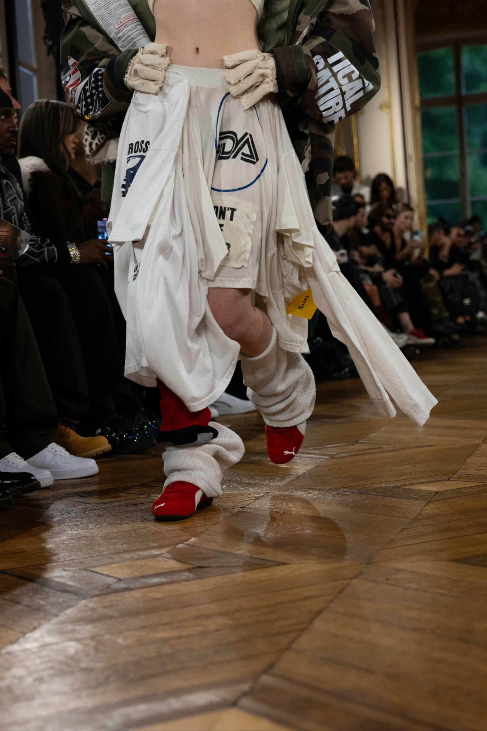 Models at A$AP Rocky's AWGE fashion show wear PUMA sneakers and clothes