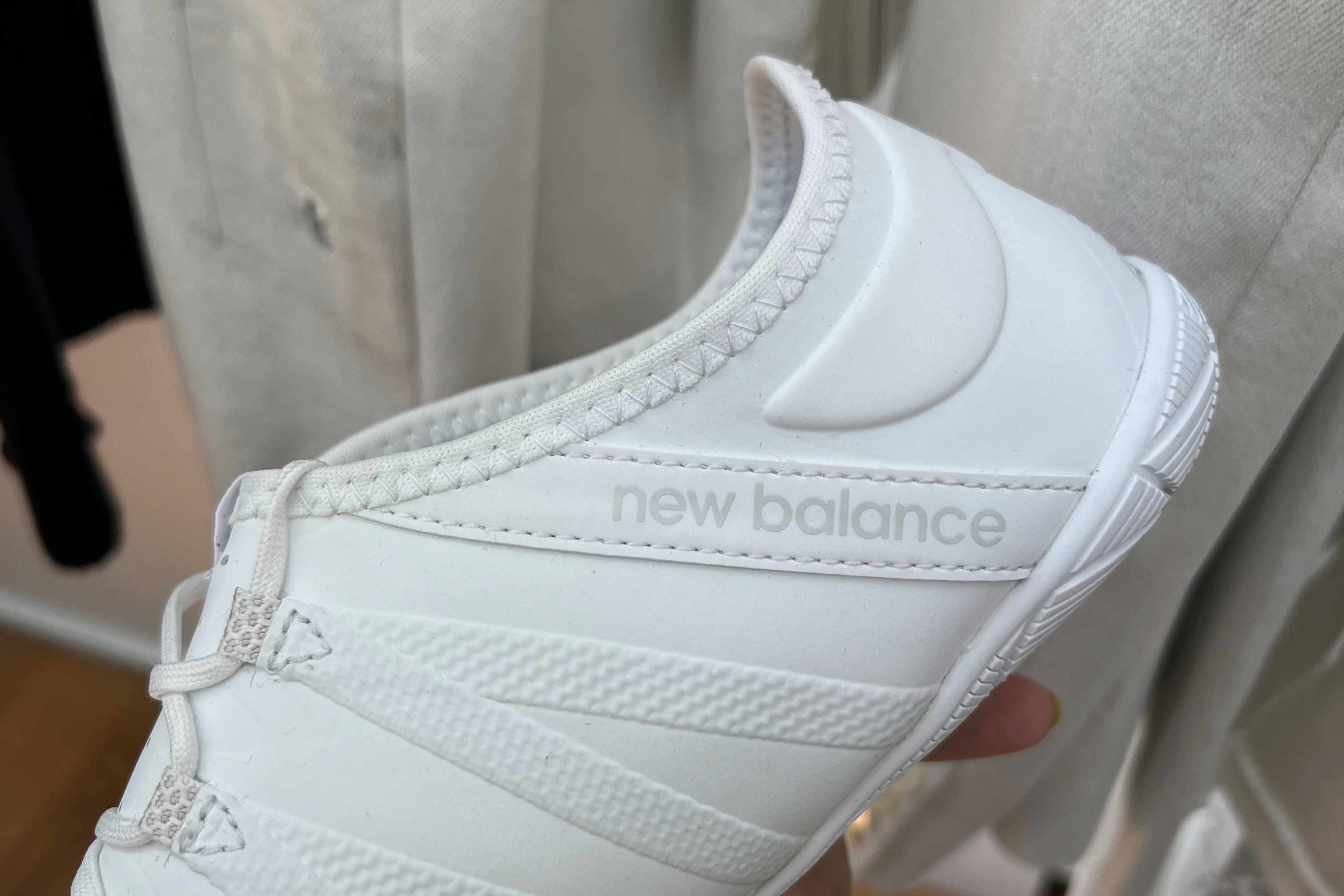 Junya Watanabe's New Balance sneaker collab for the SS25 menswear collection