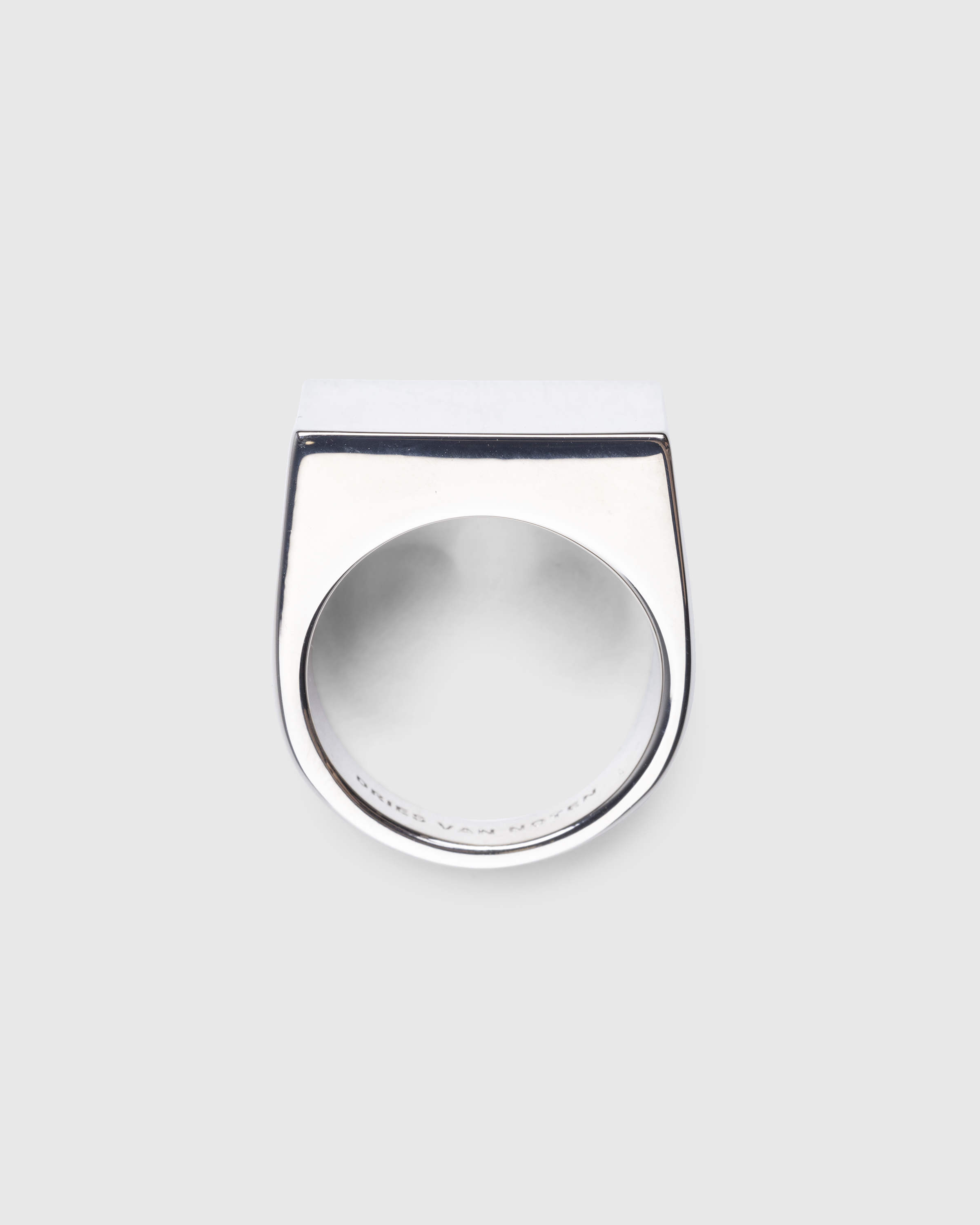 Dries van Noten – Signet Ring Antic Silver - Rings - Silver - Image 1