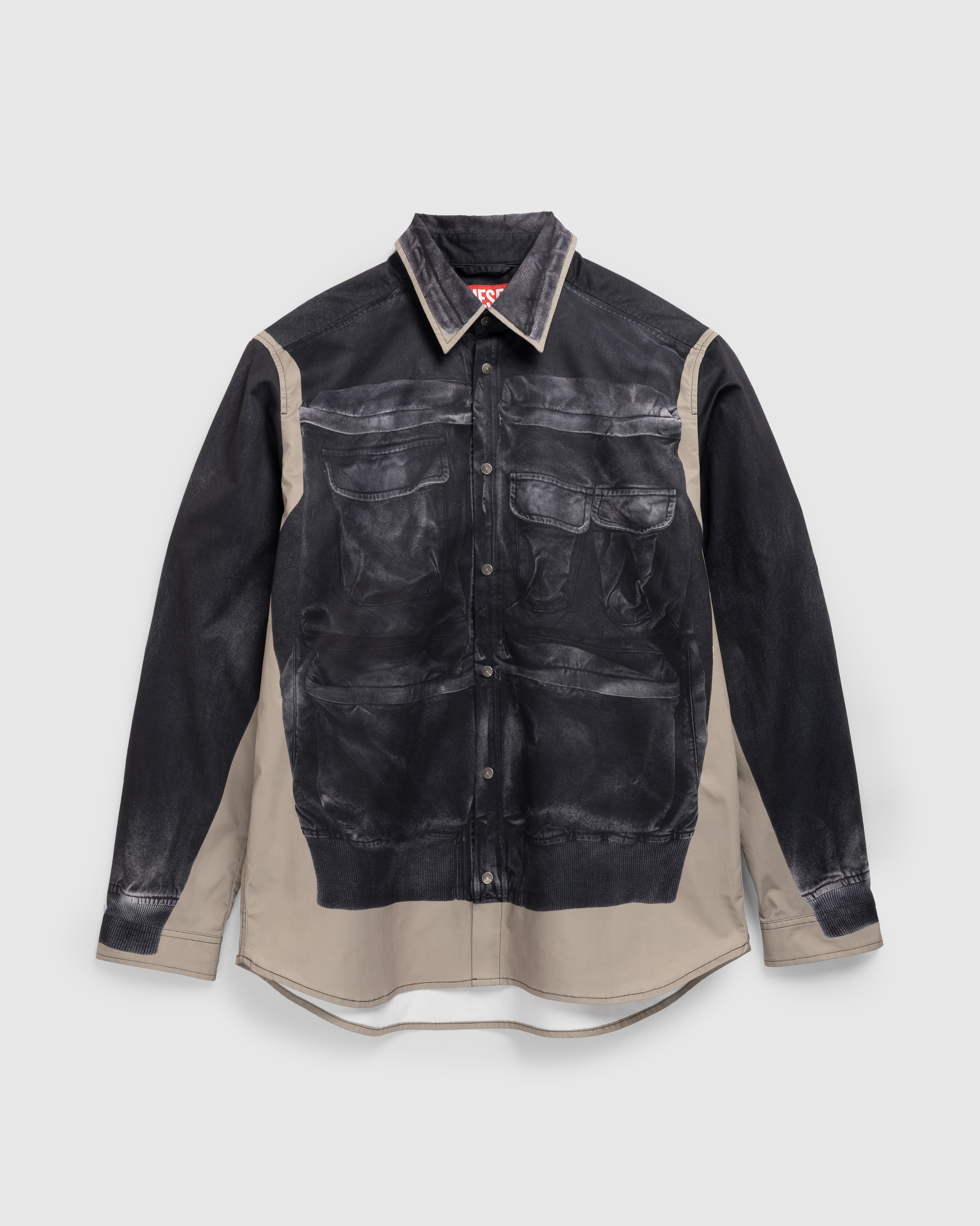 Diesel – S-After-A Shirt Black - Longsleeve Shirts - Black - Image 1