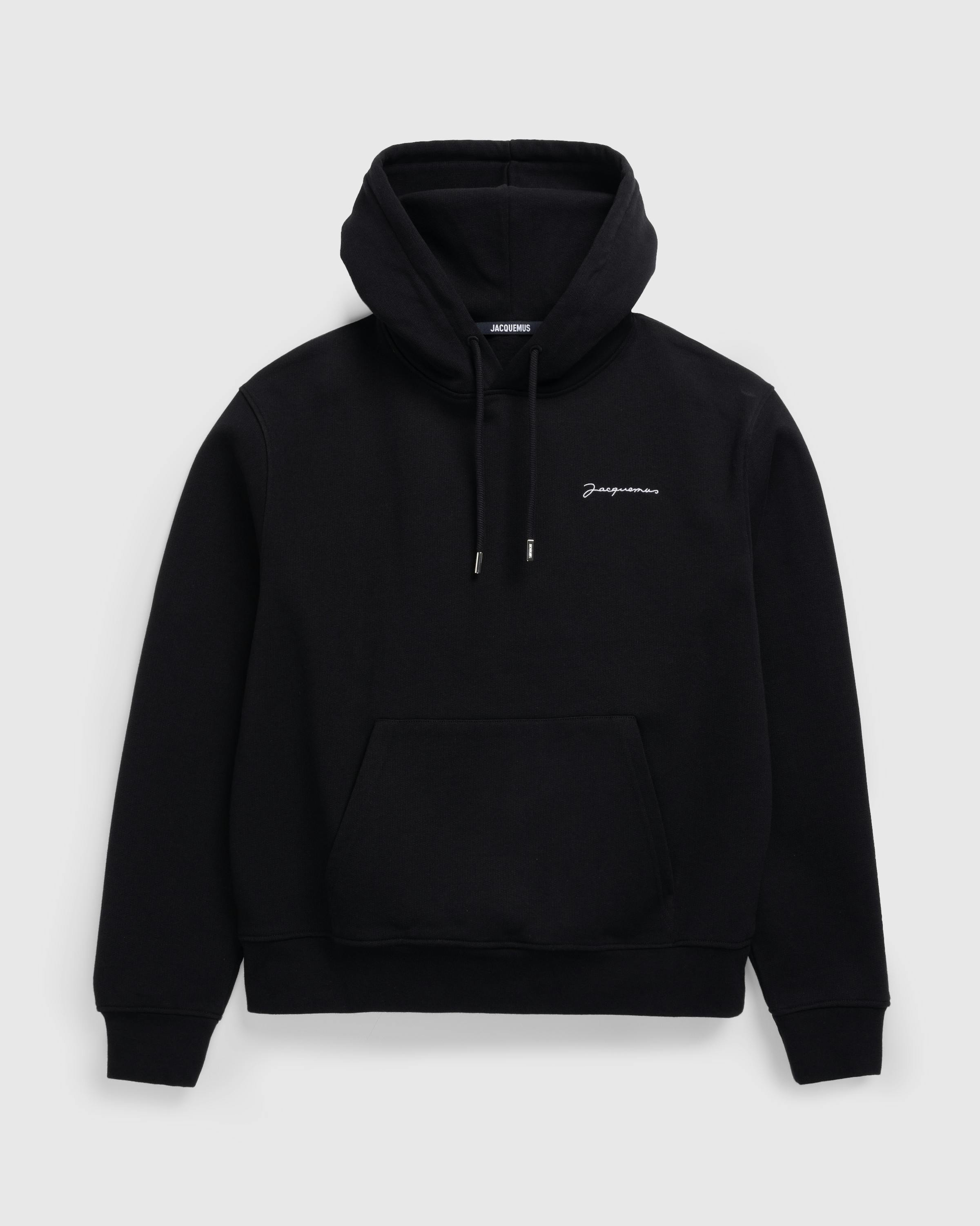 JACQUEMUS – Le Sweatshirt Brodé Black - Hoodies - Black - Image 1