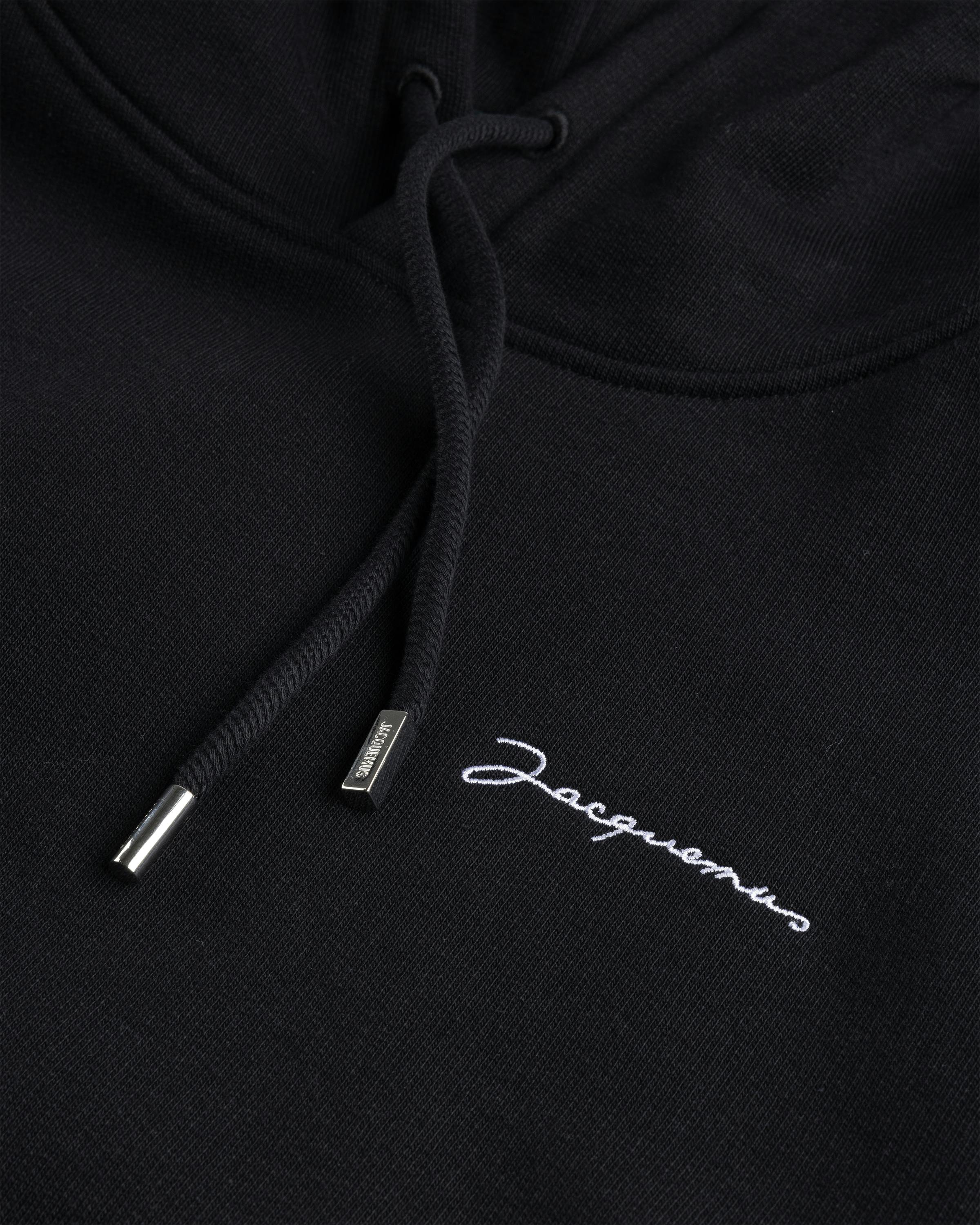 JACQUEMUS – Le Sweatshirt Brodé Black - Hoodies - Black - Image 6