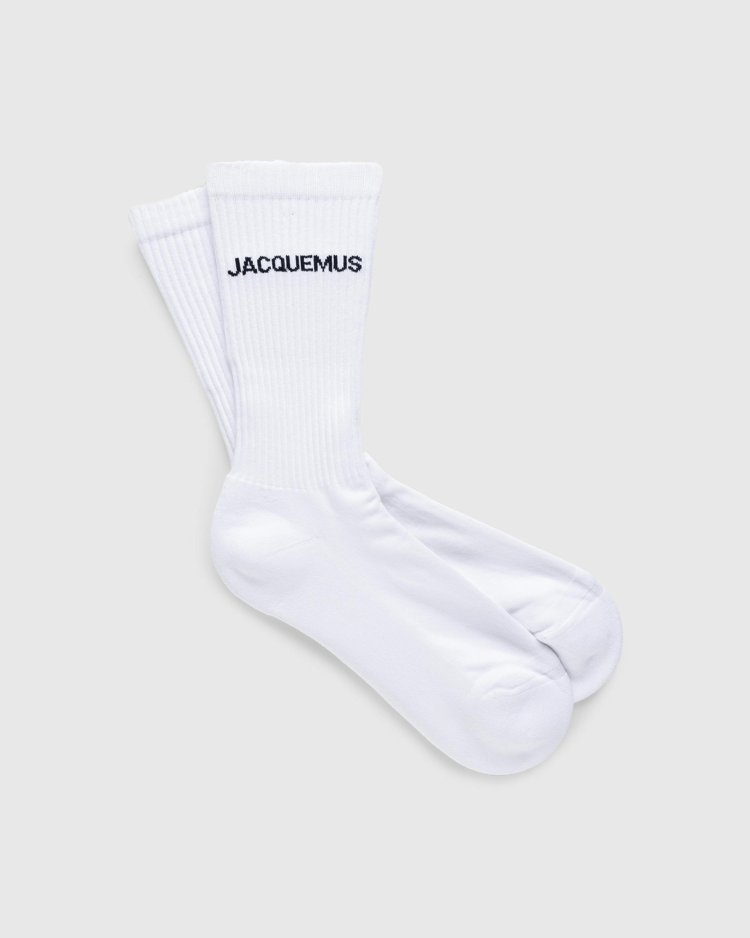 JACQUEMUS – Les Chaussettes White - Ankle - White - Image 1