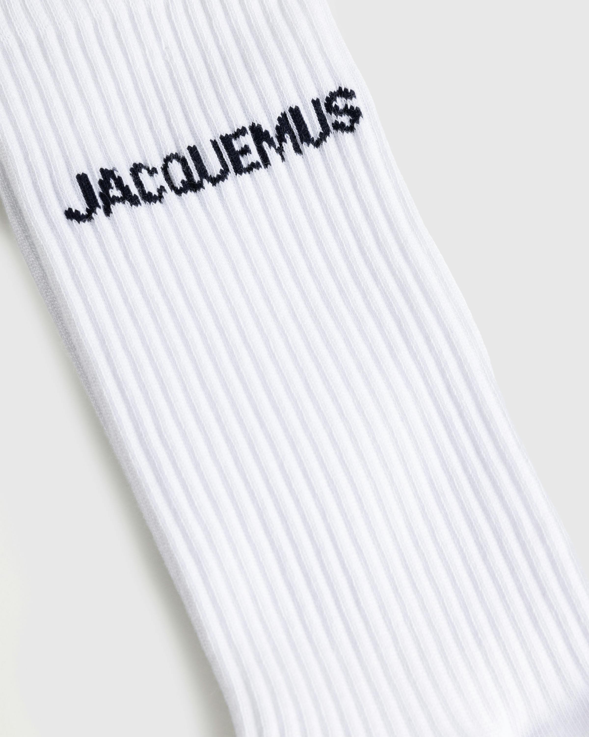 JACQUEMUS – Les Chaussettes White - Ankle - White - Image 2