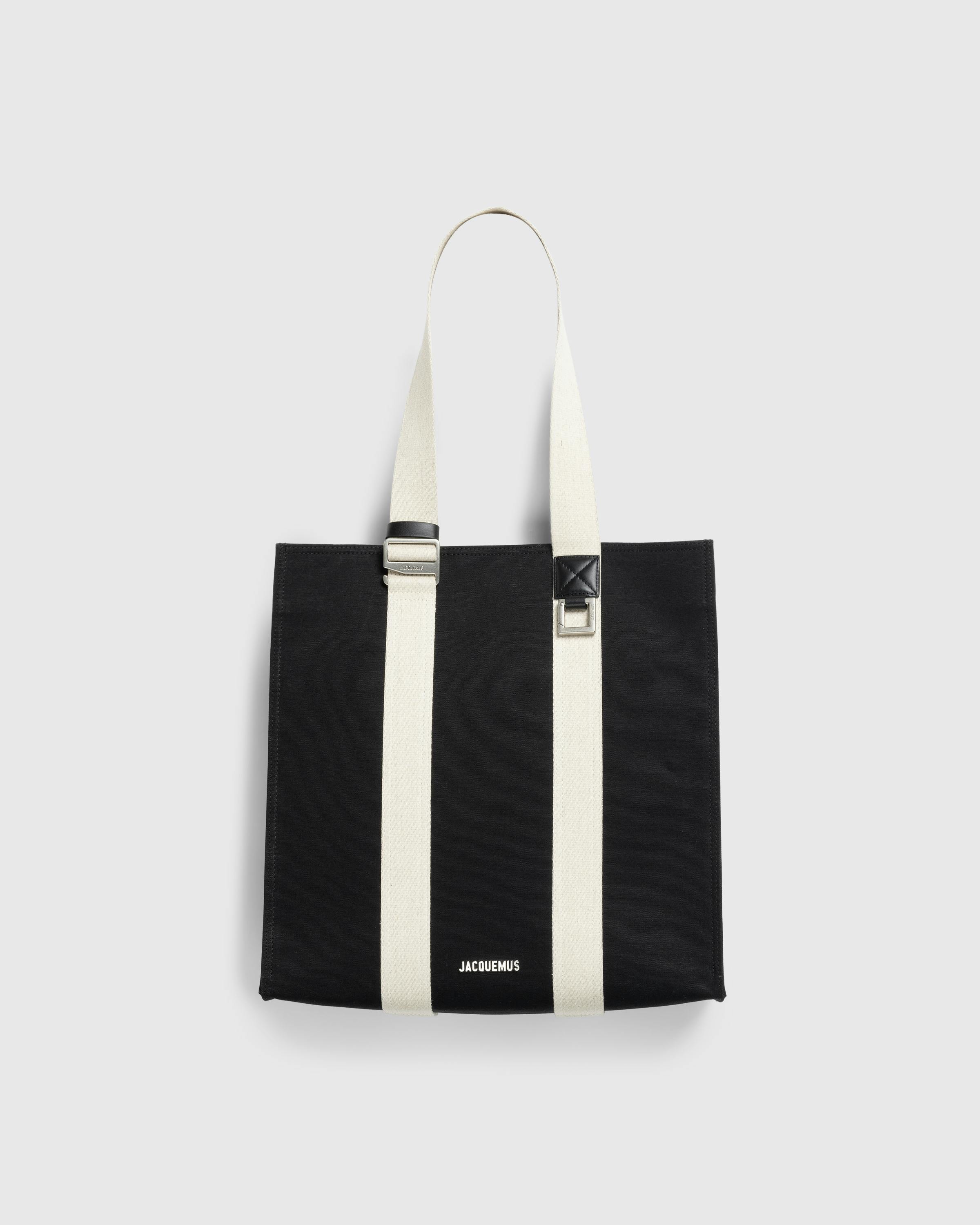 JACQUEMUS – Le Cabas Cuerda Black - Tote Bags - Black - Image 1