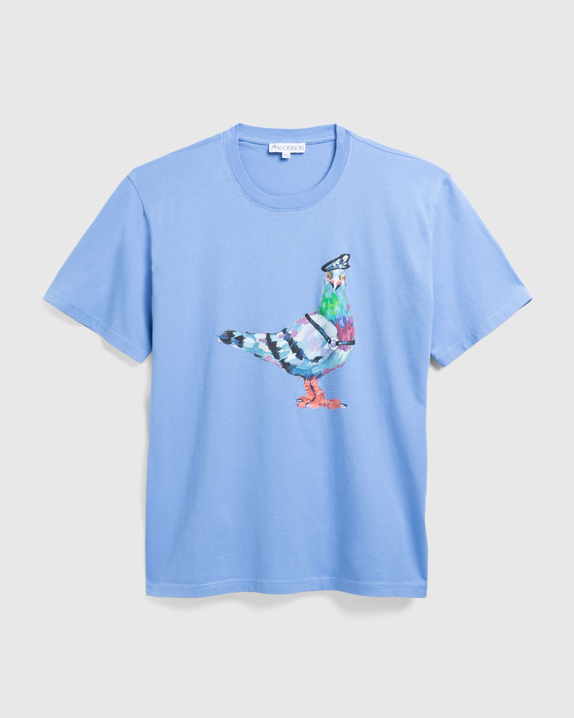J.W. Anderson – Pride Pigeon Graphic T-Shirt Blue - T-Shirts - Blue - Image 1