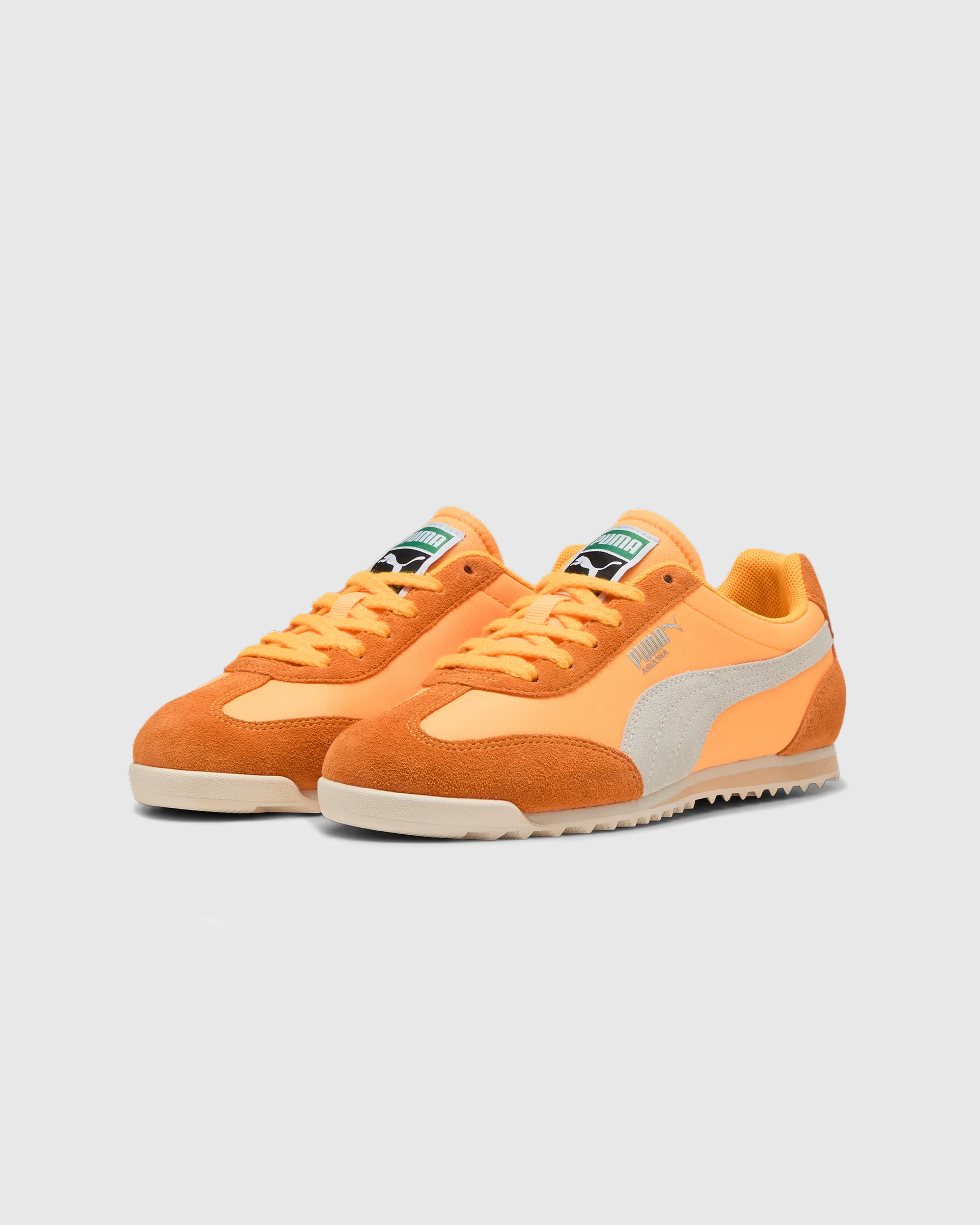 Puma – Arizona Nylon Sun Stream/Vapor Grey - Low Top Sneakers - Orange - Image 4