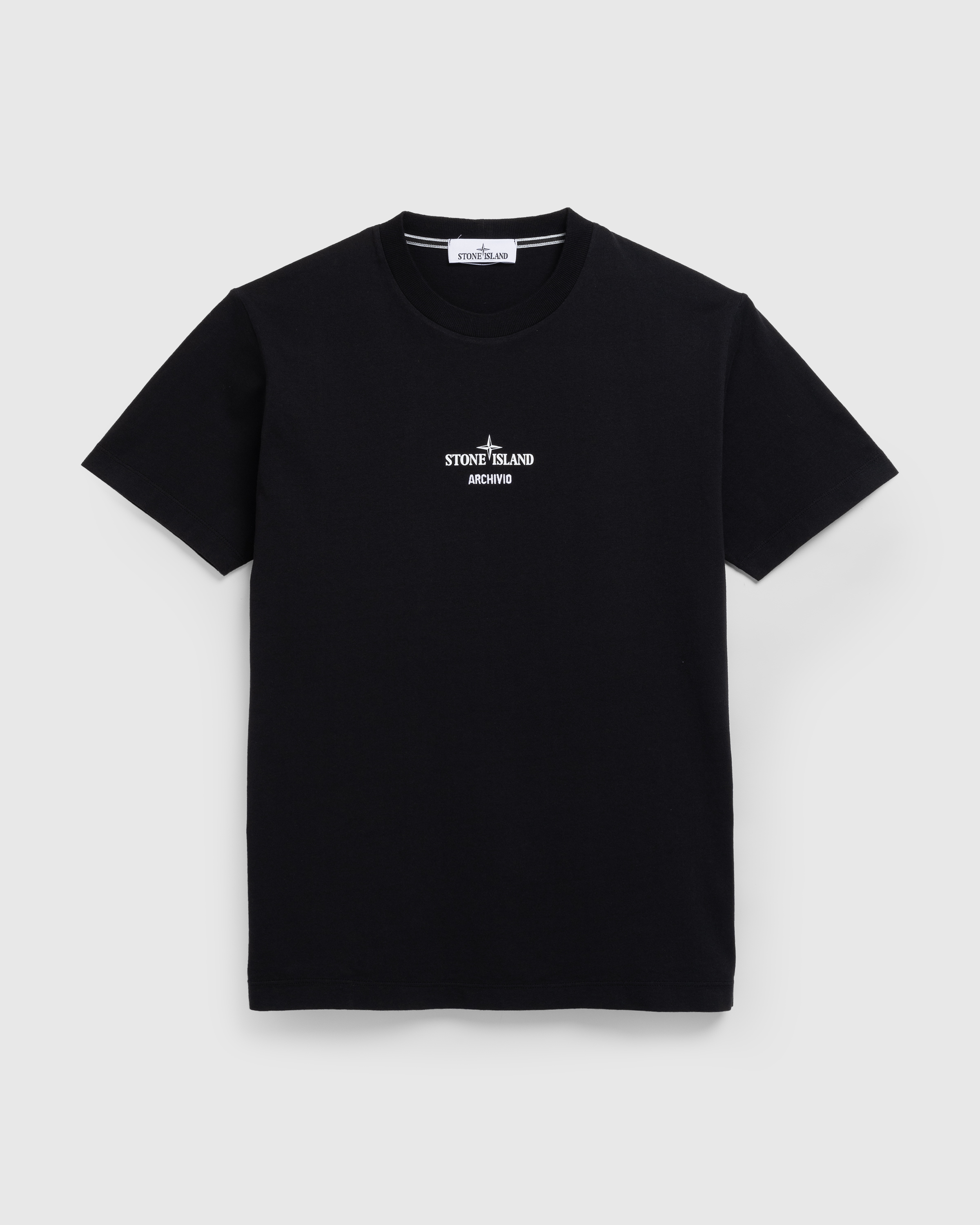 Stone Island – Archivio T-Shirt Black - T-Shirts - Black - Image 1