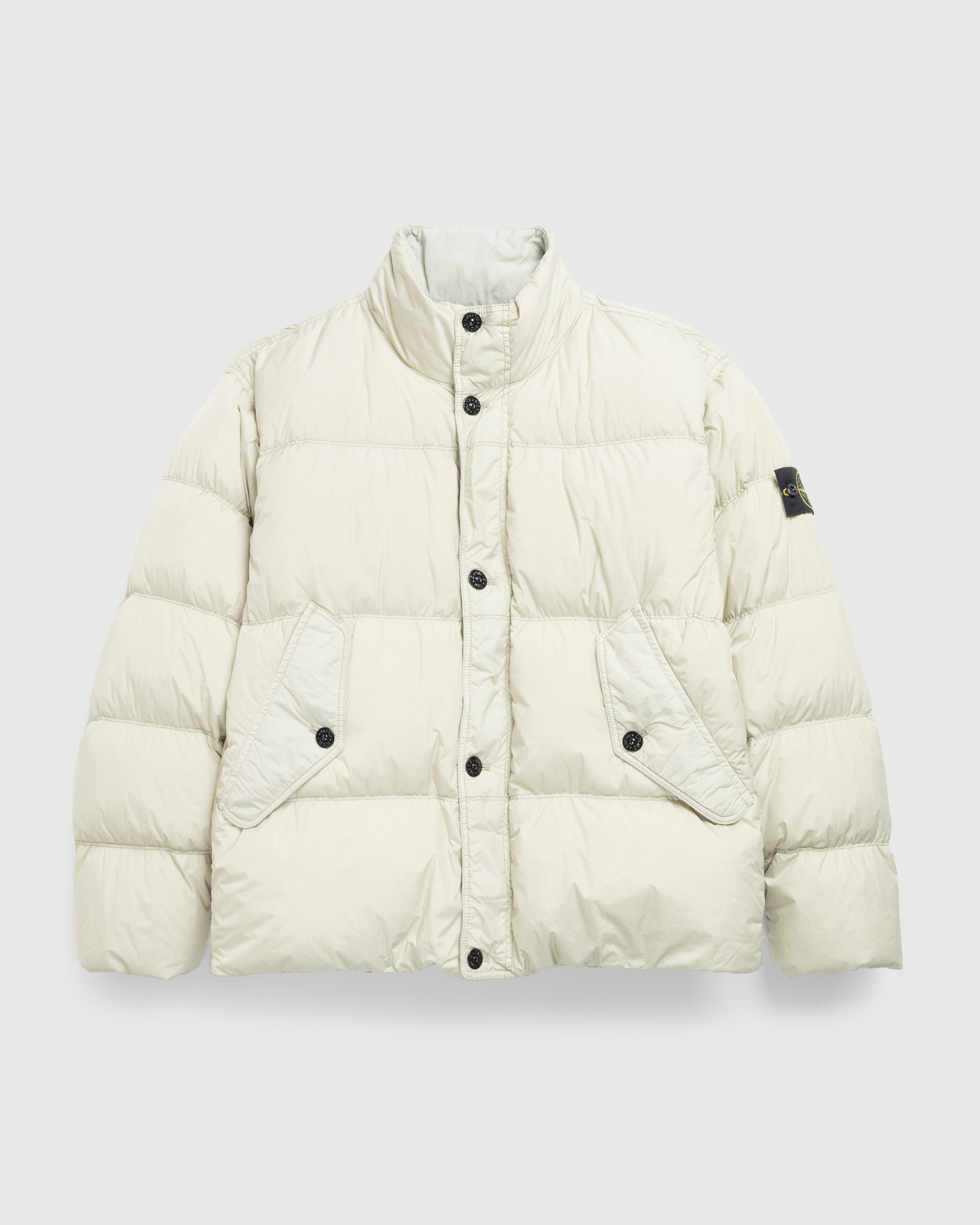 Stone Island – Real Down Jacket Plaster - Down Jackets - Beige - Image 1