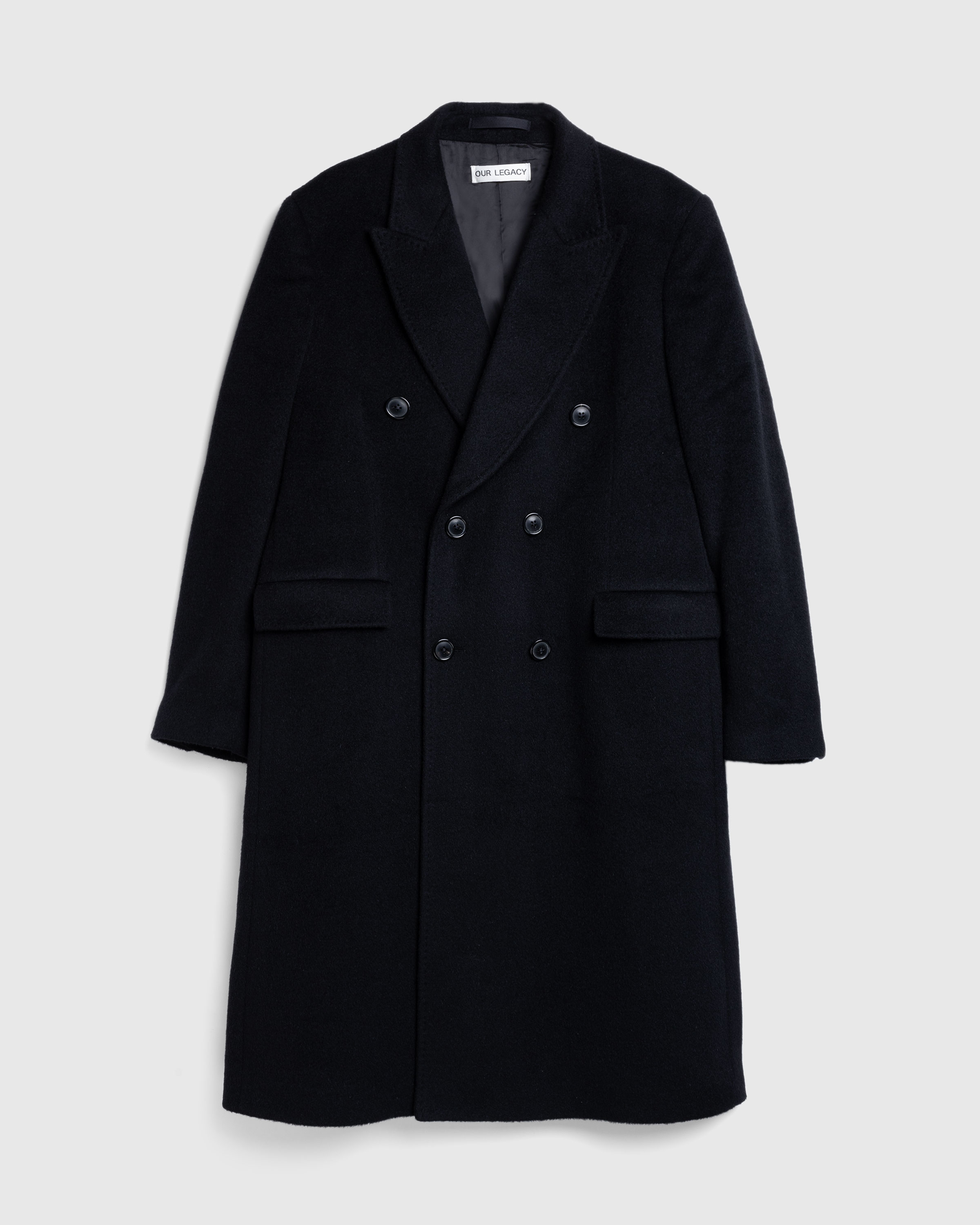 Our Legacy – Whale Coat Black - Overcoats - Black - Image 1