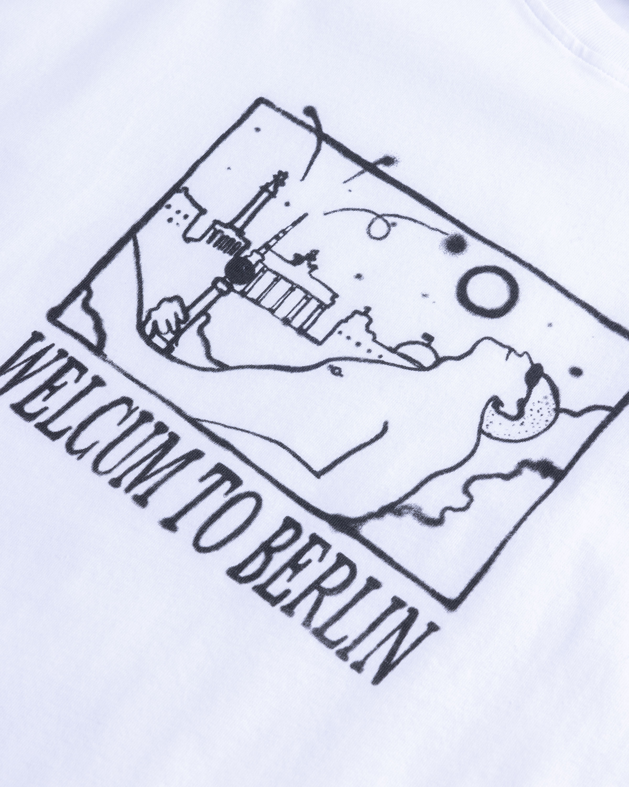 Carne Bollente – Welcum to Berlin T-Shirt White - T-Shirts - White - Image 7