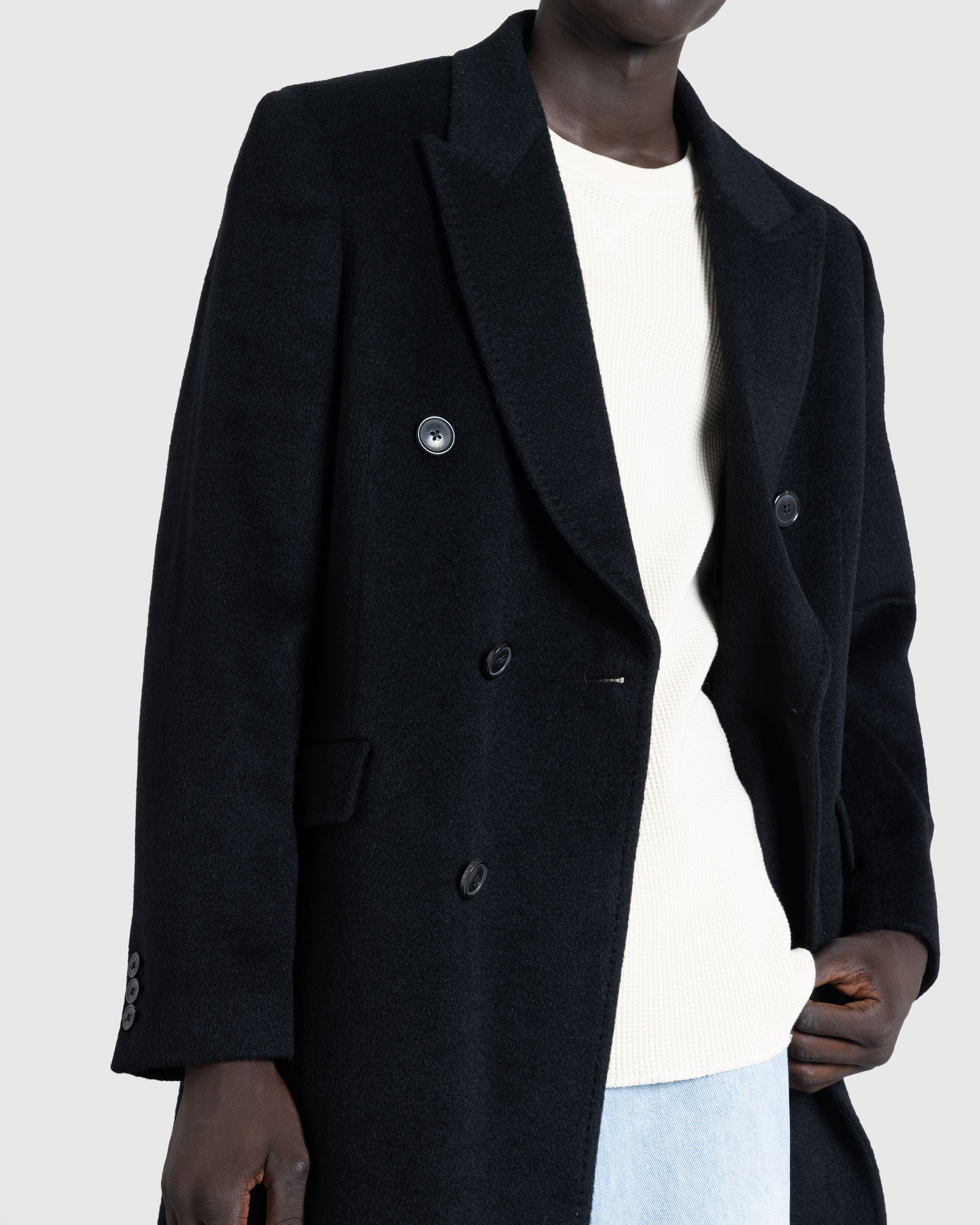 Our Legacy – Whale Coat Black - Overcoats - Black - Image 5