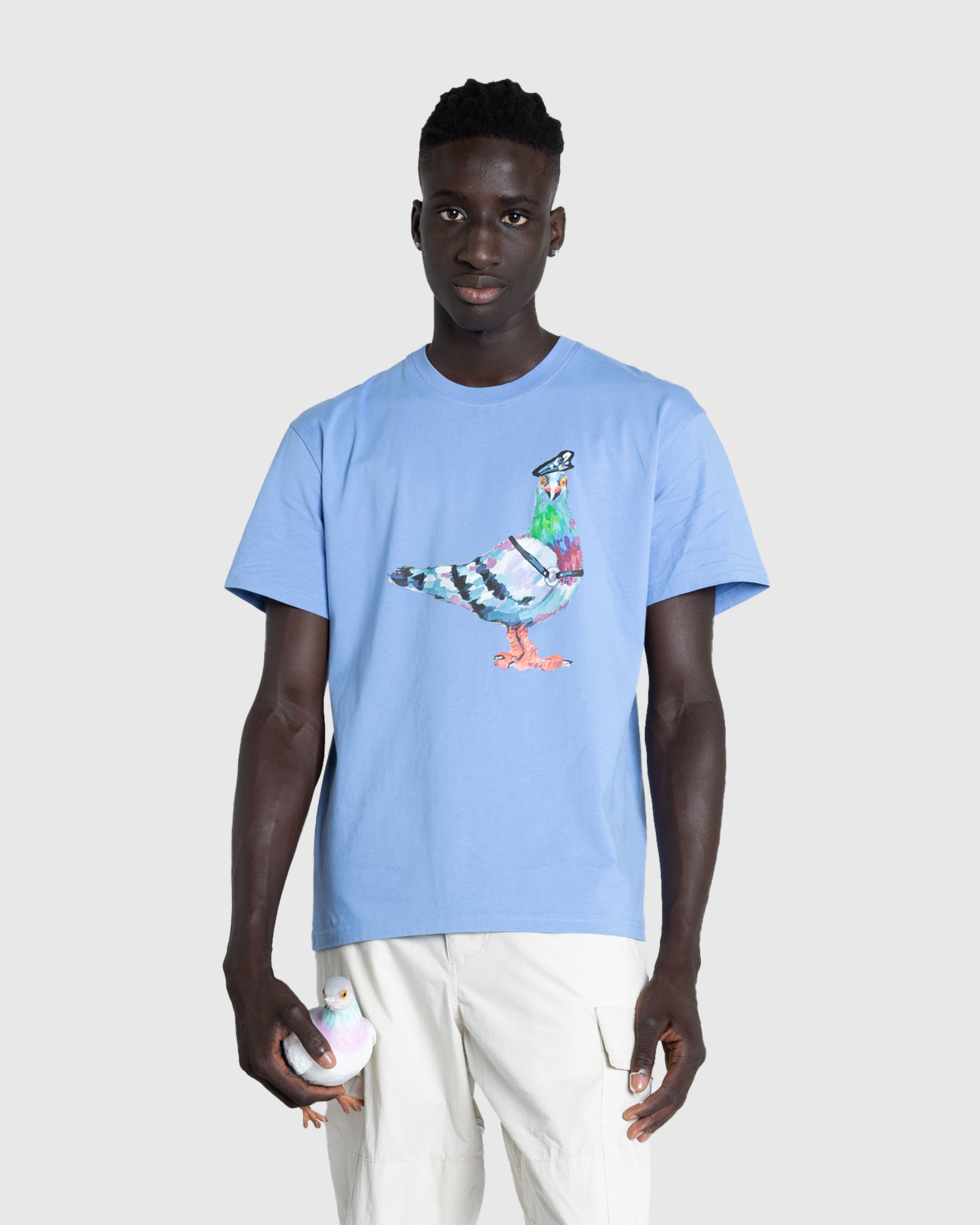 J.W. Anderson – Pride Pigeon Graphic T-Shirt Blue - T-Shirts - Blue - Image 2