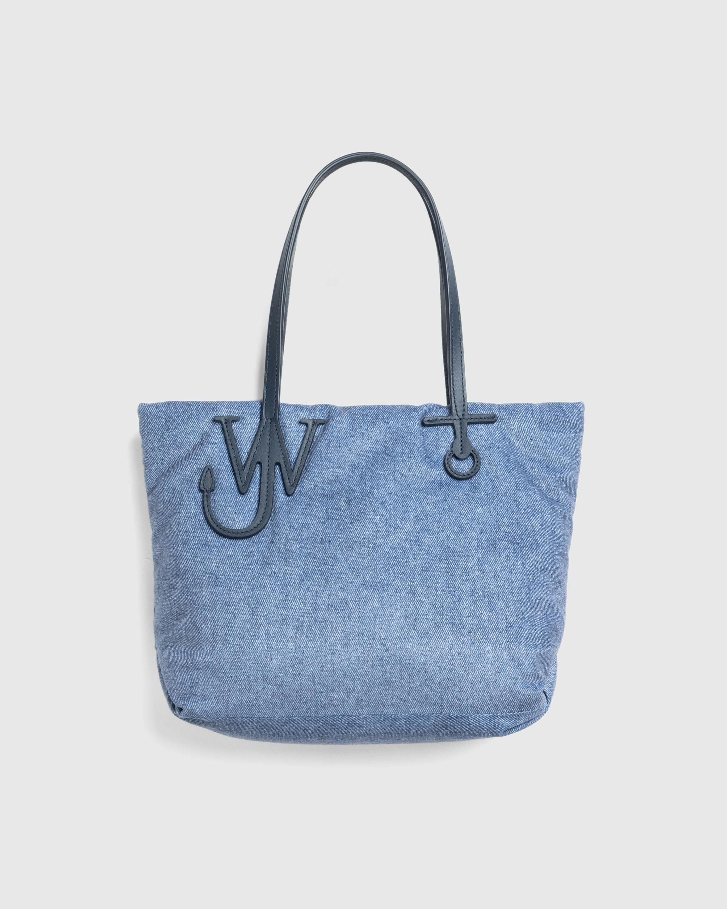 J.W. Anderson – Small Puffy Anchor Tote Blue - Tote Bags - Blue - Image 1