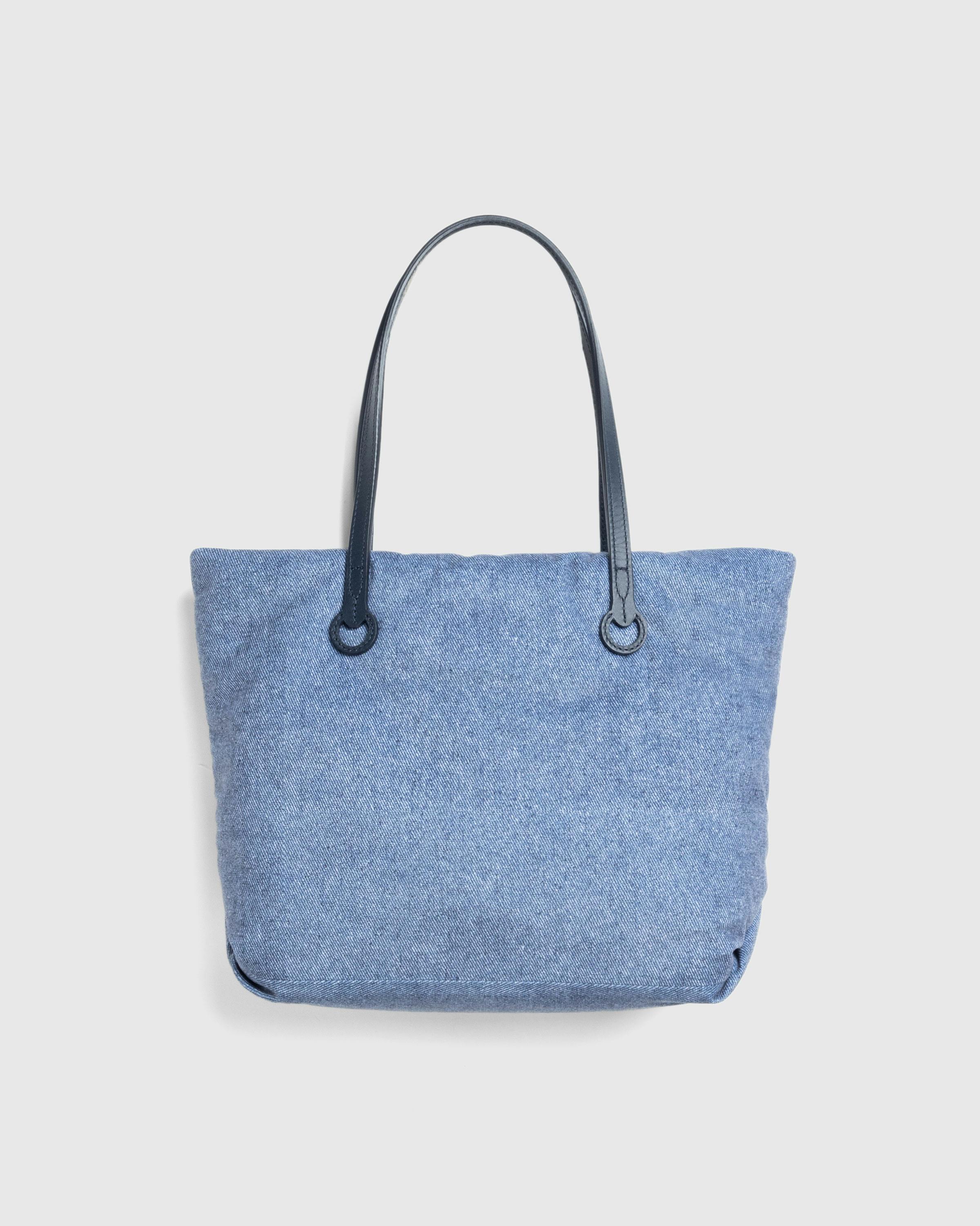 J.W. Anderson – Small Puffy Anchor Tote Blue - Tote Bags - Blue - Image 3