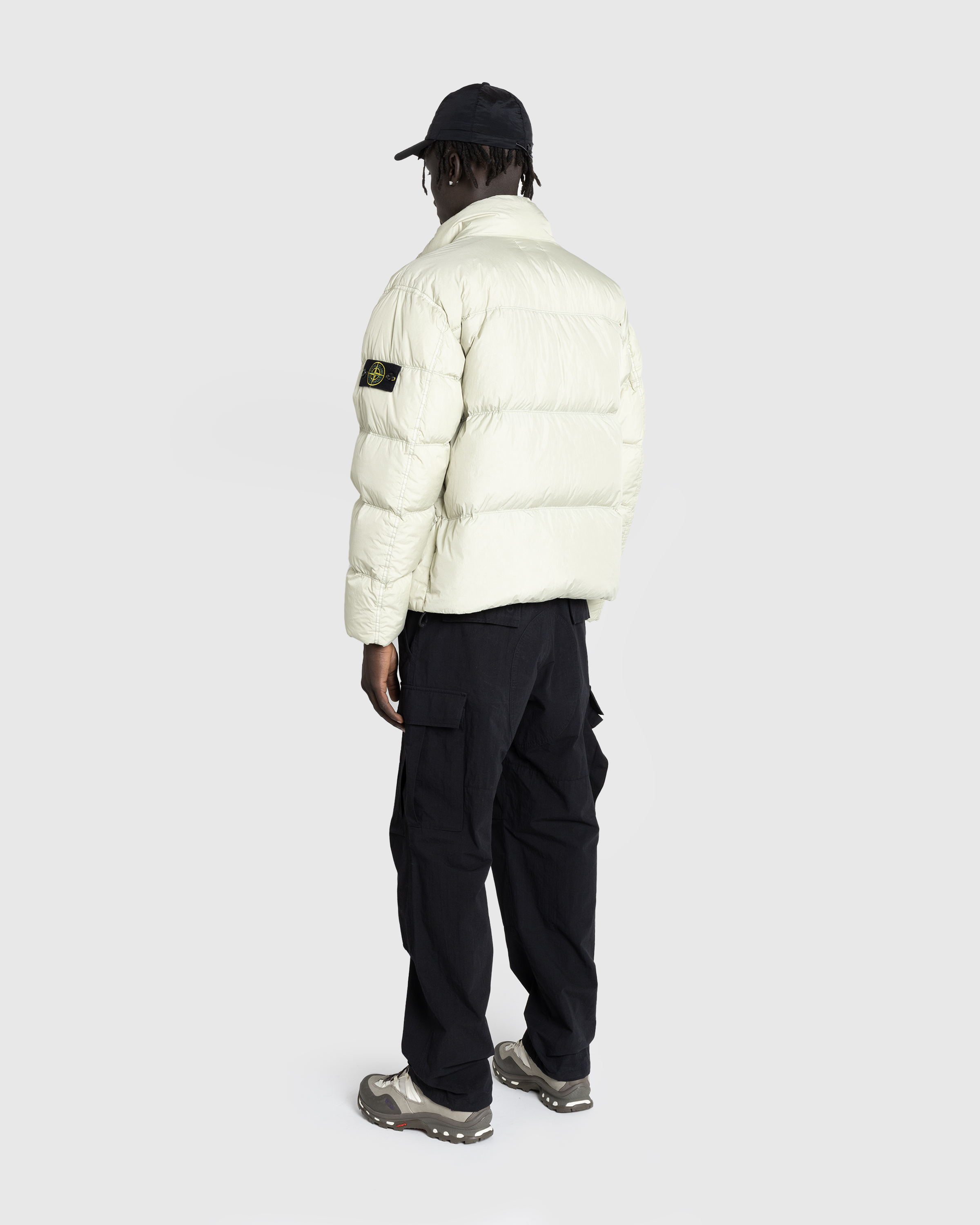 Stone Island – Real Down Jacket Plaster - Down Jackets - Beige - Image 4