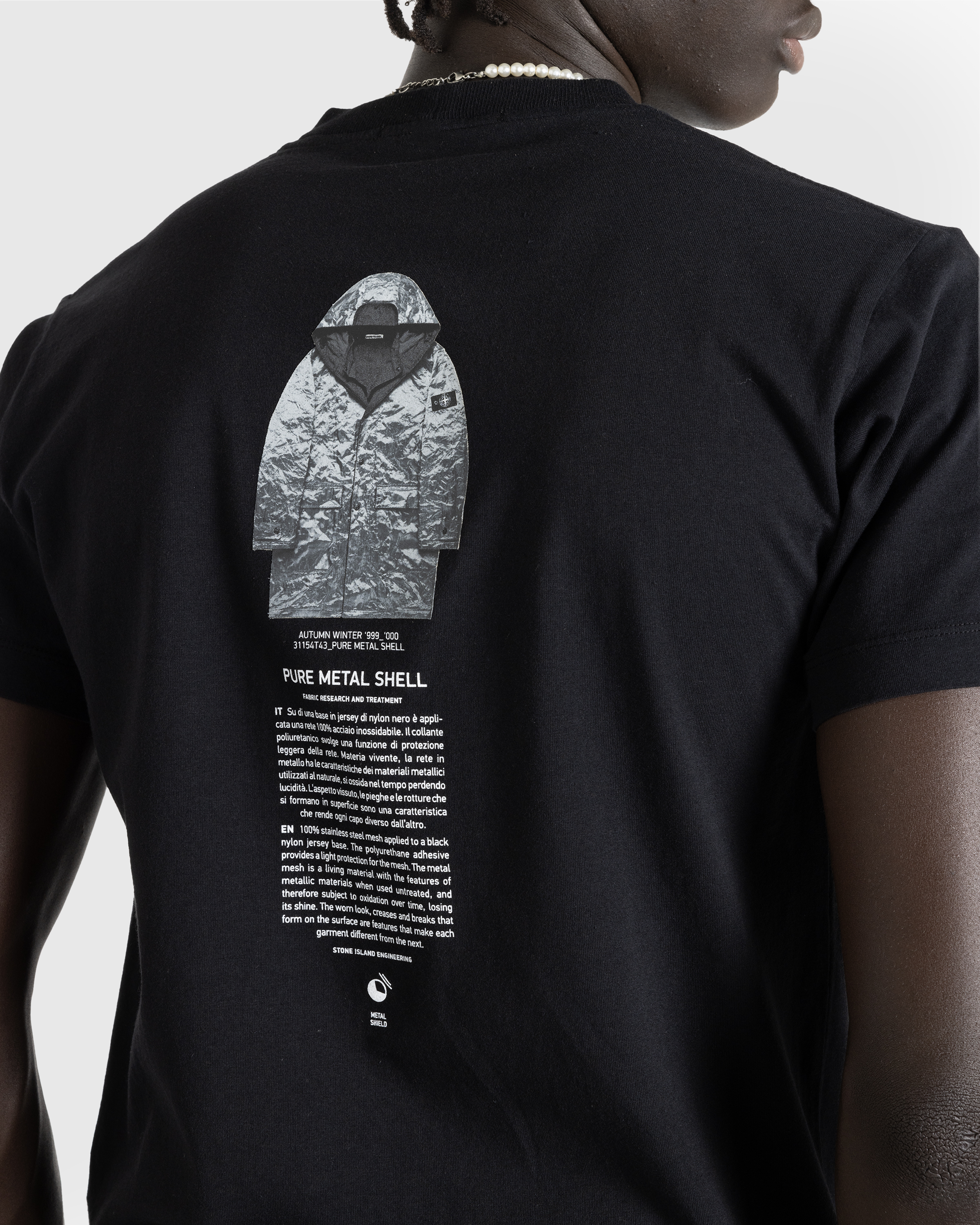 Stone Island – Archivio T-Shirt Black - T-Shirts - Black - Image 5