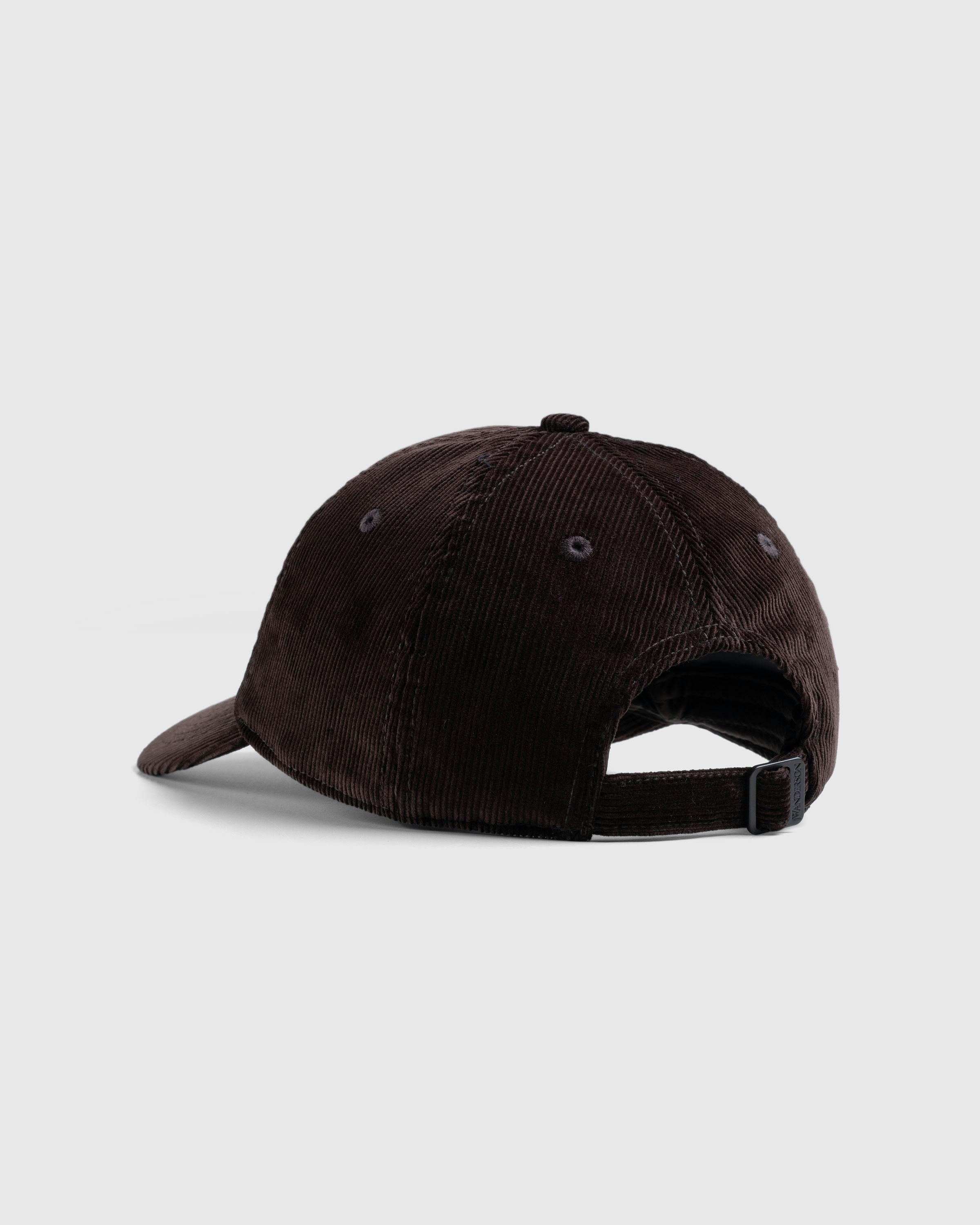 J.W. Anderson – Anchor Logo Baseball Cap Dark Brown - Caps - Brown - Image 4