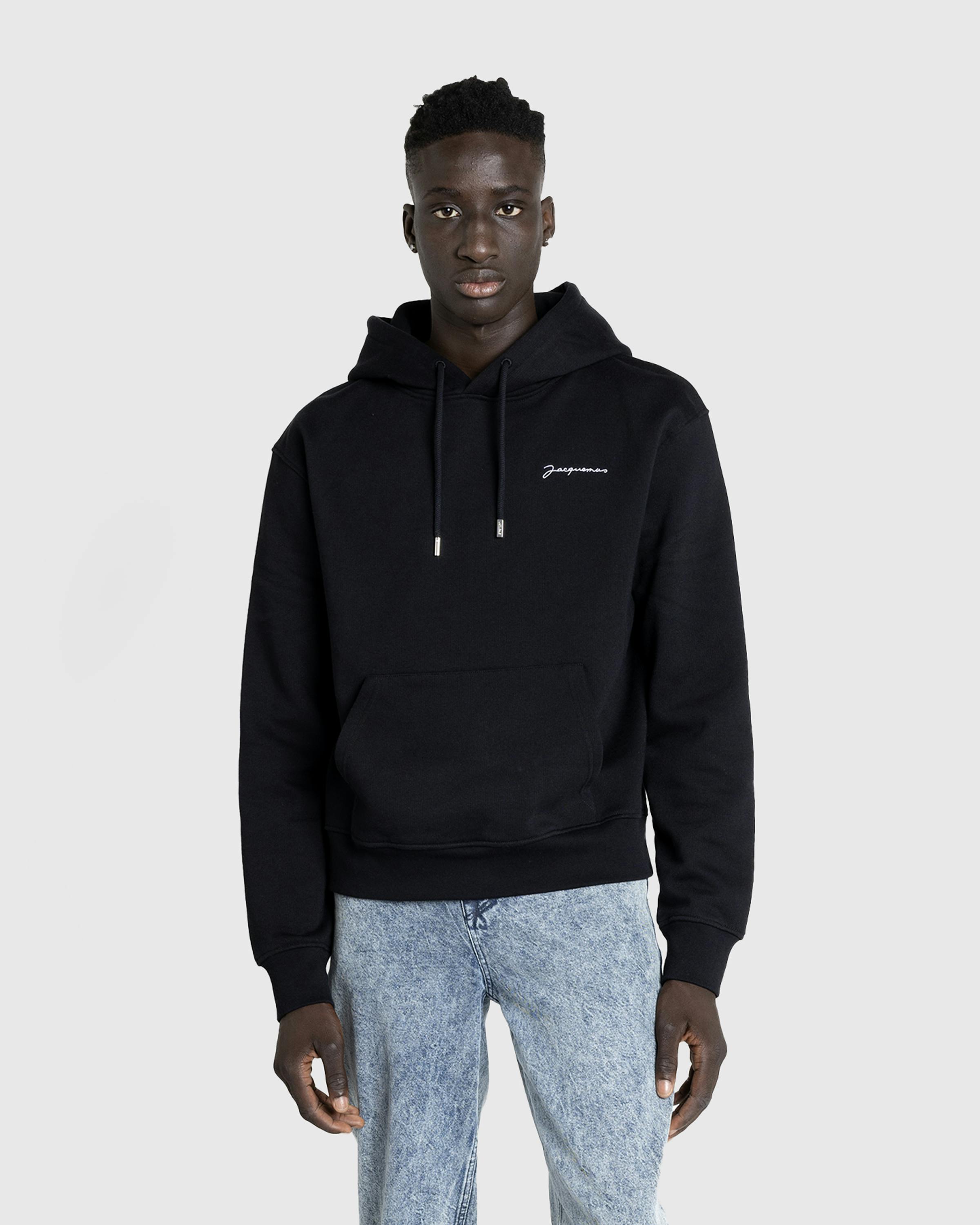 JACQUEMUS – Le Sweatshirt Brodé Black - Hoodies - Black - Image 2