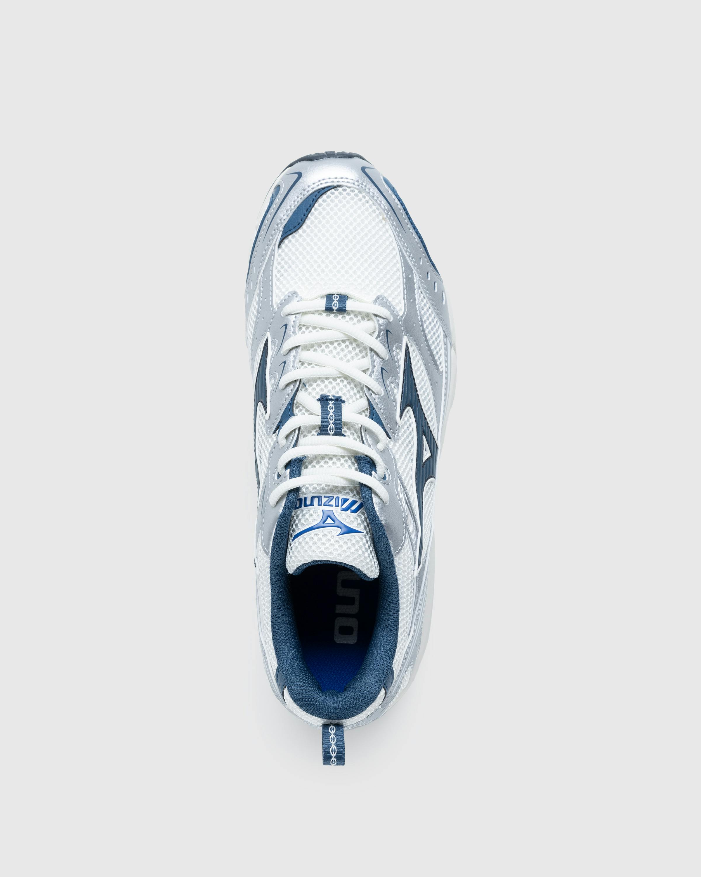 Mizuno – MXR Snow White/Majolica Blue/Silver - Low Top Sneakers - White - Image 5