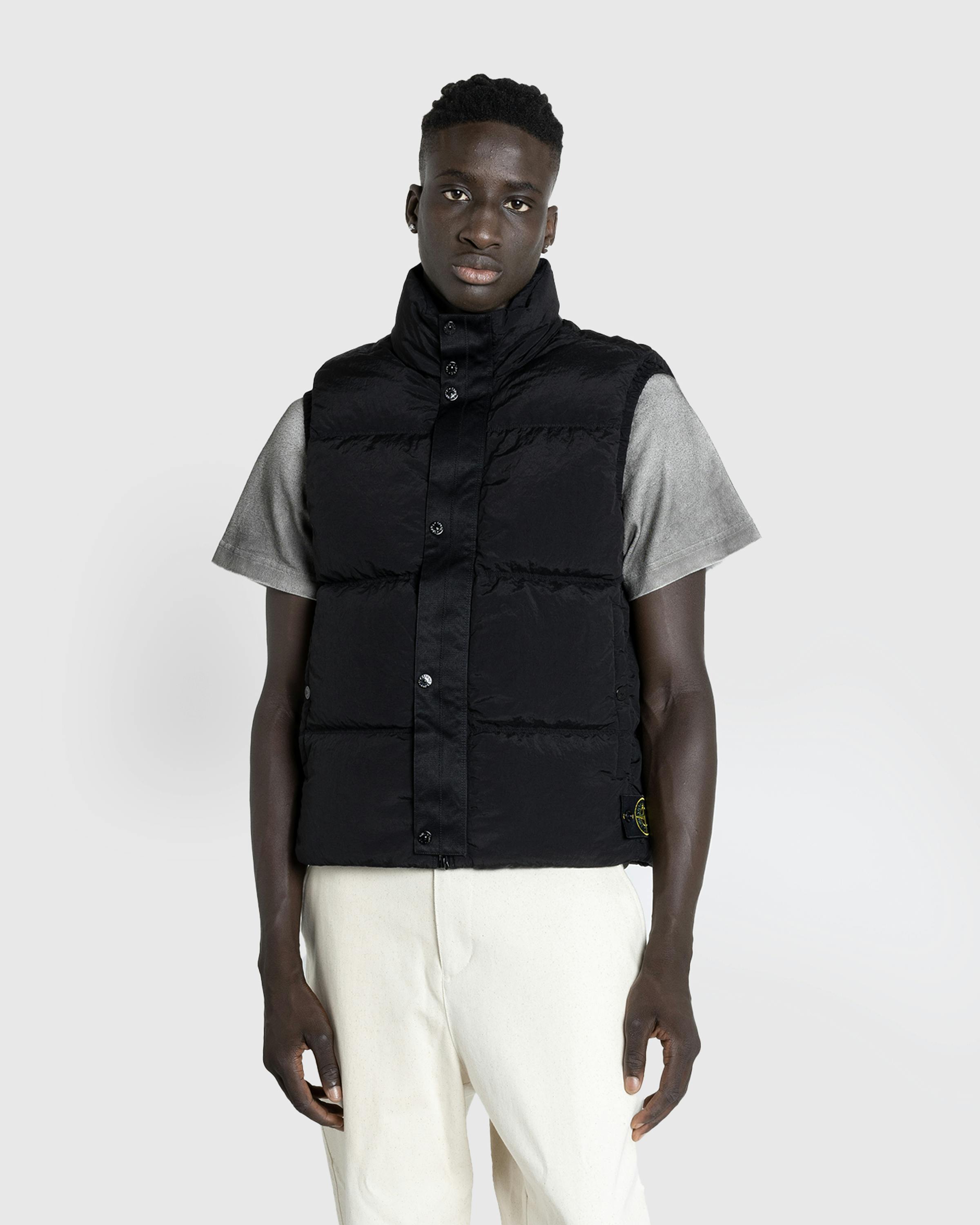 Stone Island – Real Down Vest Black - Vests - Black - Image 2